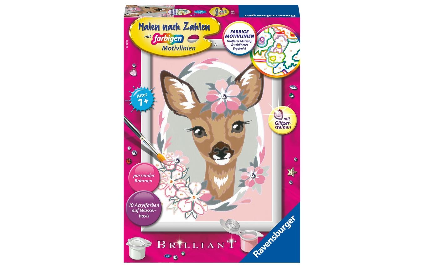 Image of Ravensburger Malen nach Zahlen »Ravensburger Malen nach Zahlen Süsses Reh« bei Ackermann Versand Schweiz