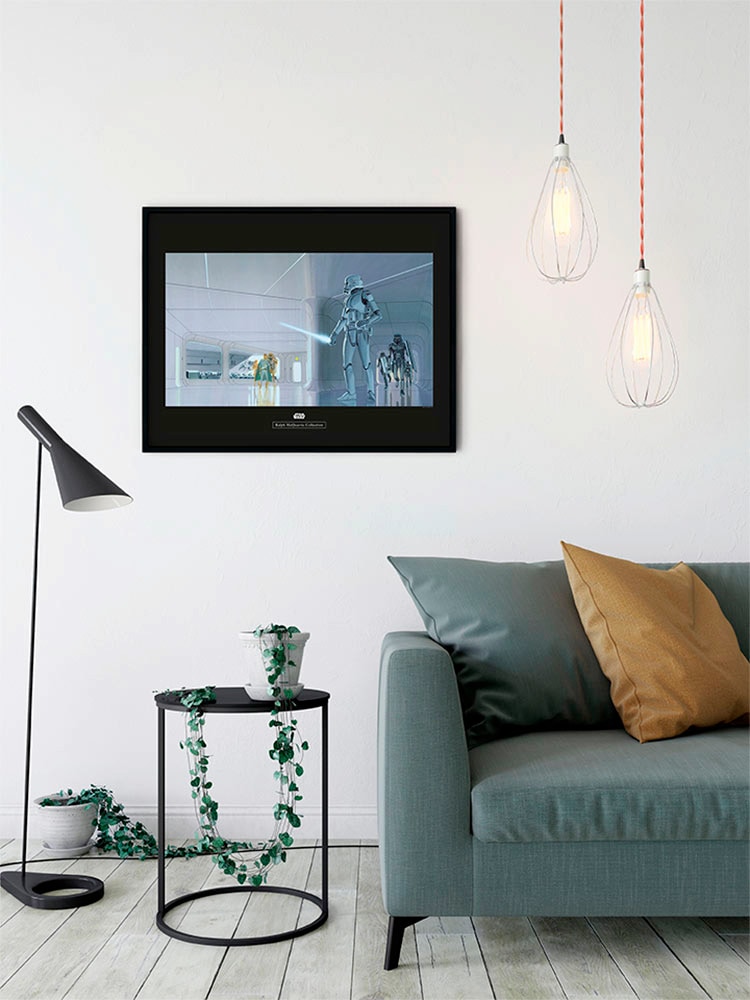 Komar Bild »Star Wars Classic RMQ Stormtrooper Hallway«, Star Wars, (1 St.), Wandbild zur Dekoration im Kinderzimmer - ohne Rahmen