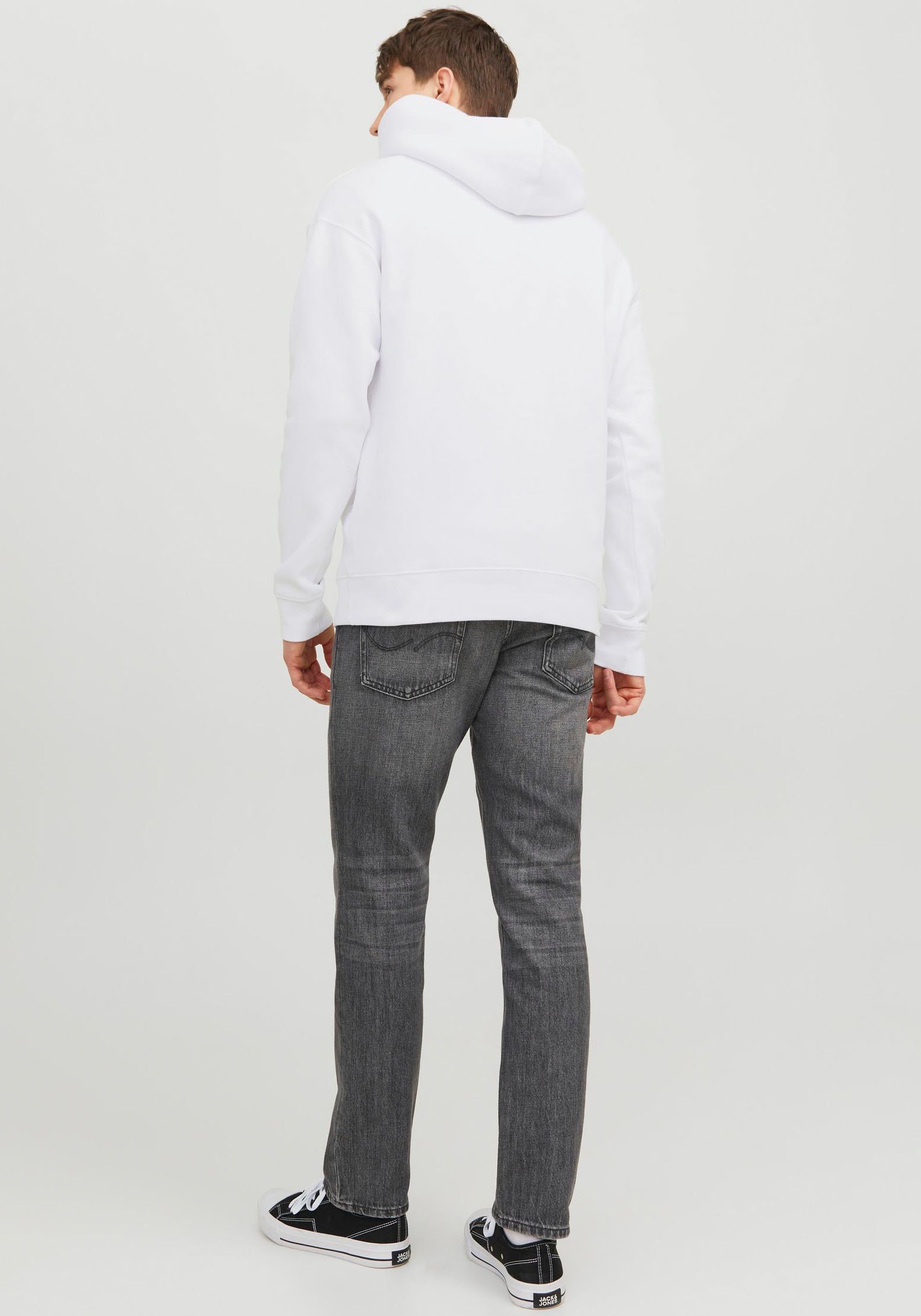 Jack & Jones Kapuzensweatshirt »JJESTAR mit 3D-Print und Kapuze für vielseitige Anlässe«, bedruckt, relaxed fit, Kapuze, Rundhals, Sweatware
