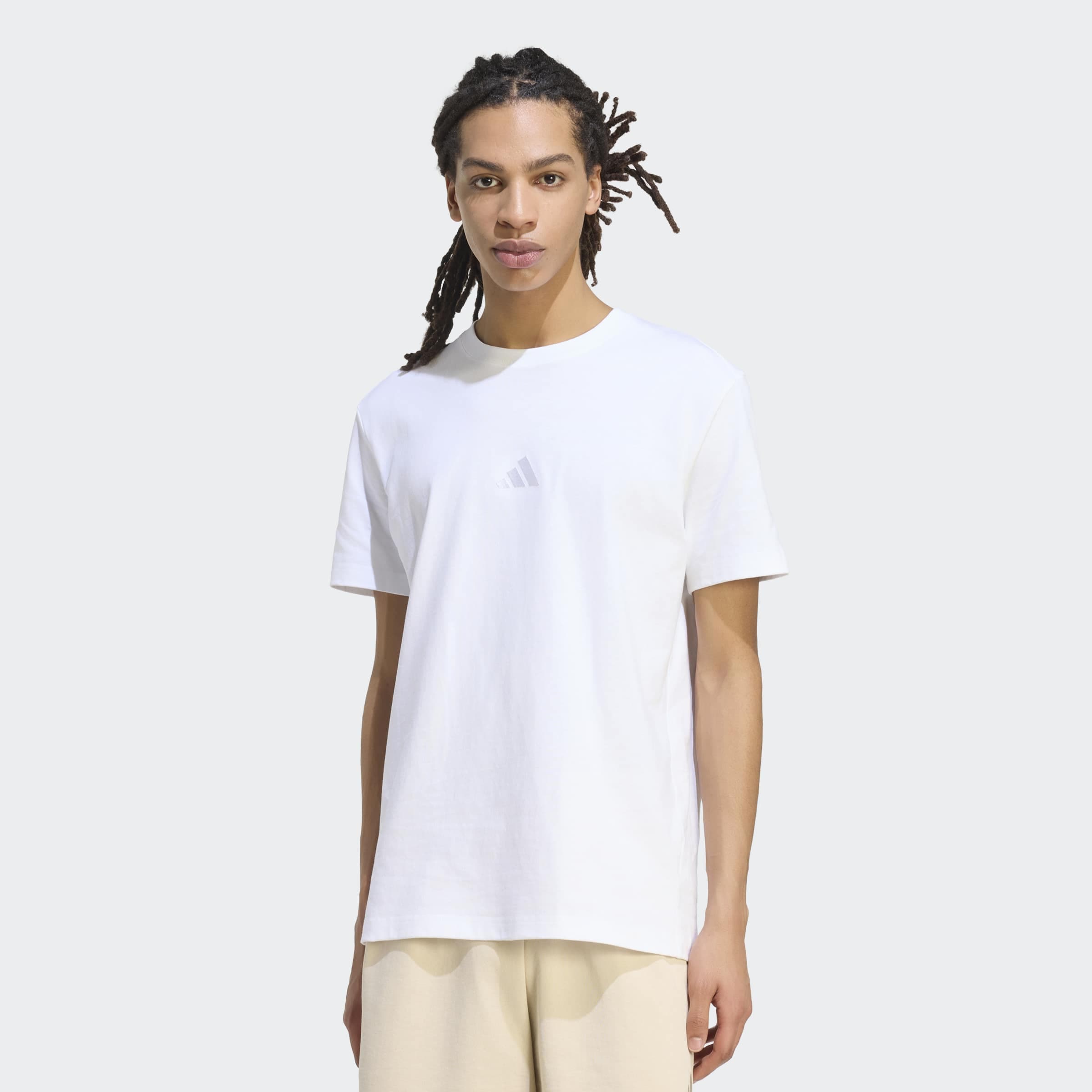 adidas Sportswear T-shirt »M AK SL TEE« avec col rond, sans fermeture, en coton, longueur normale