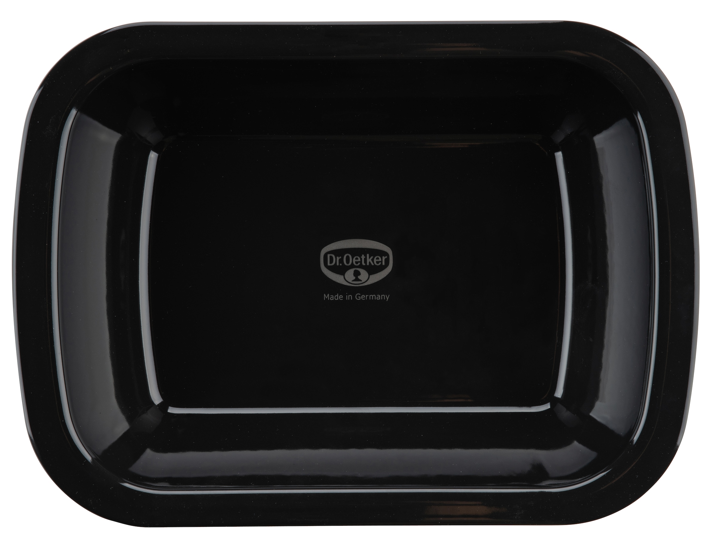 Dr. Oetker Küchenhelfer Plat à four »Back-Idee Kreativ, aus Emaille« 1 cuis tlg. hitzebeständig bis 400°C, schnitt- und kratzfest, induktionsgeeignet