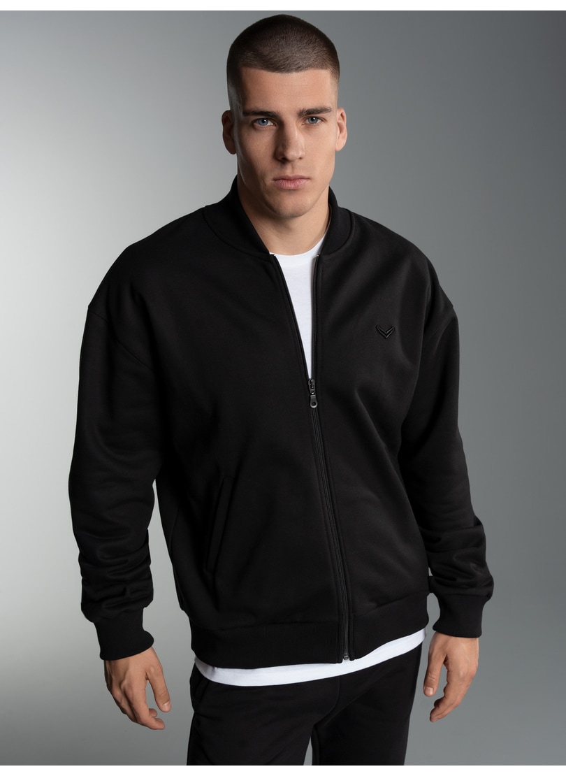 Image of Trigema Sweatjacke "TRIGEMA Collegejacke in weicher Sweat-Qualität" 1 Stk.