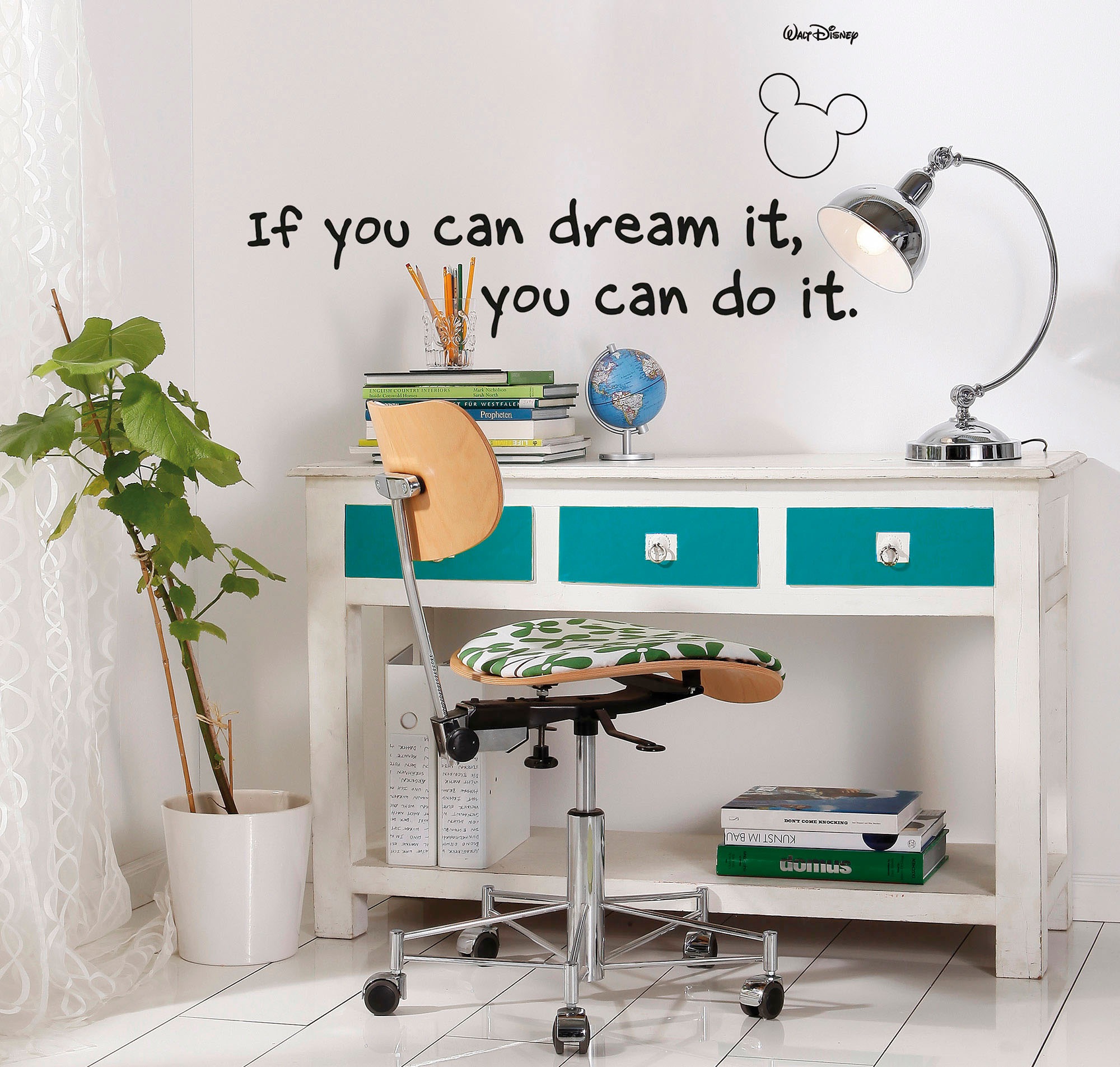 Image of Komar Wandtattoo "Disney You can do it - Grösse 50 x 70 cm" selbstklebend, Wandsticker, Kinderzimmer