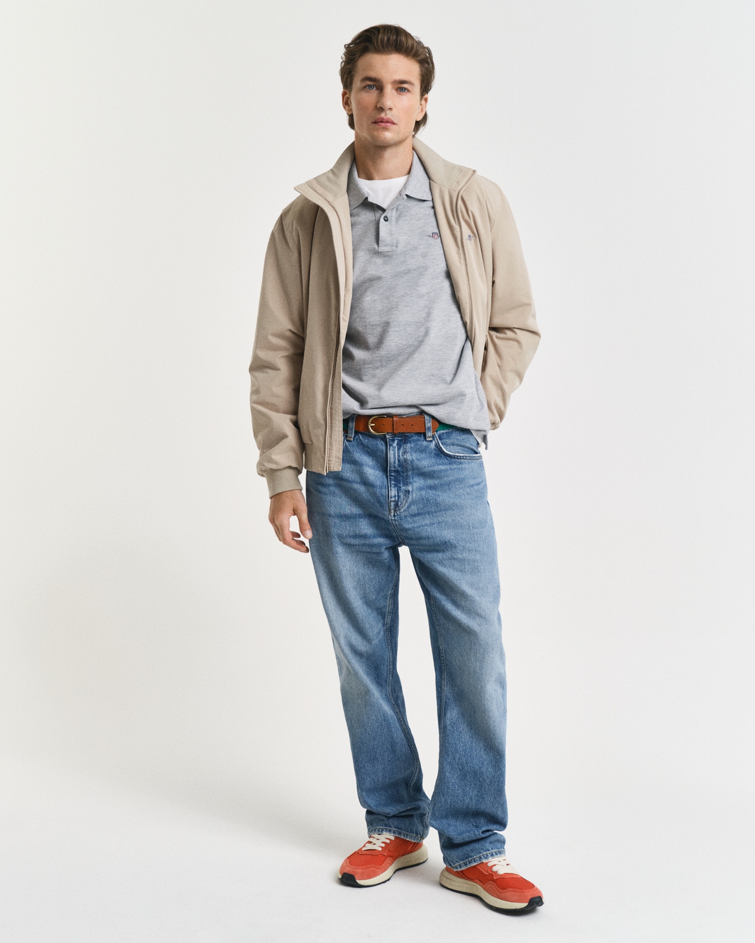 Gant Polo »REG SHIELD SS PIQUE POLO« mit Logo und Flachstrickkragen 100% Baumwolle Pique