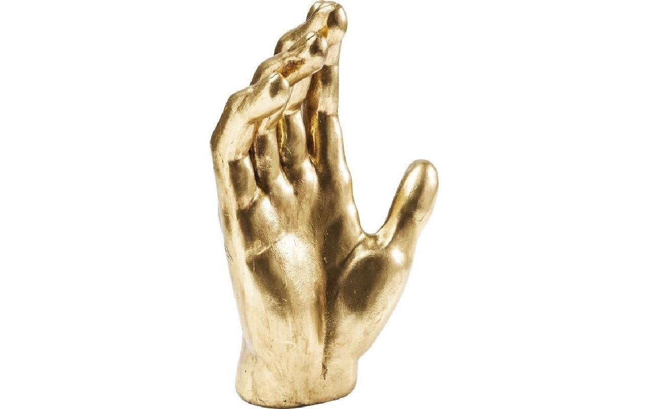 Kare Design Dekofigur »Kare Hand Goldfarben«