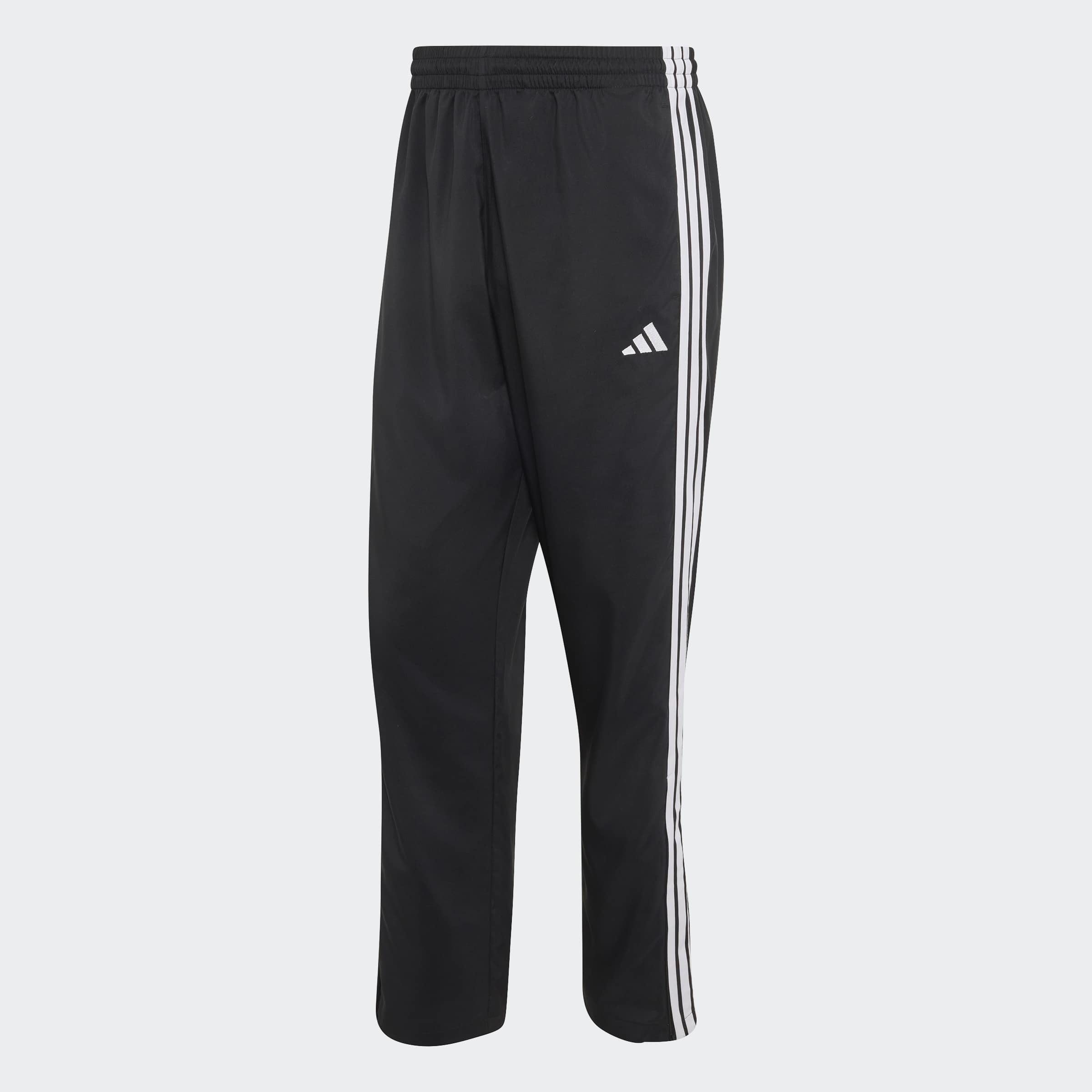 adidas Sportswear Pantalon de sport »ESSENTIALS 3-STREIFEN STANFORD LITE WOVEN TAPERED OPEN HEM«
