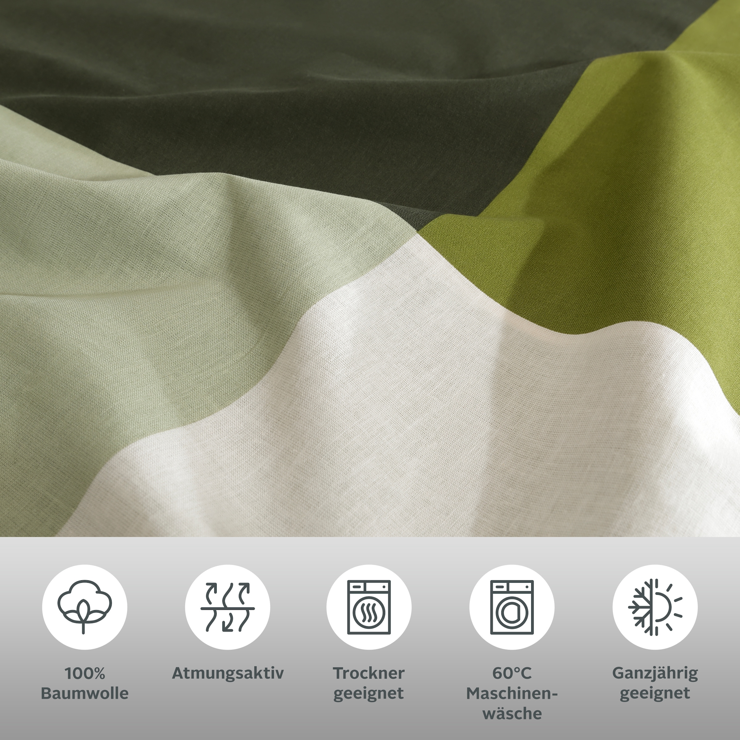 GOODproduct Linge de lit »Tirrell« 2 Bettwäsche ab Gr. 135x200 cm, 100% Baumwolle, Marke H.I.S by GOODproduct
