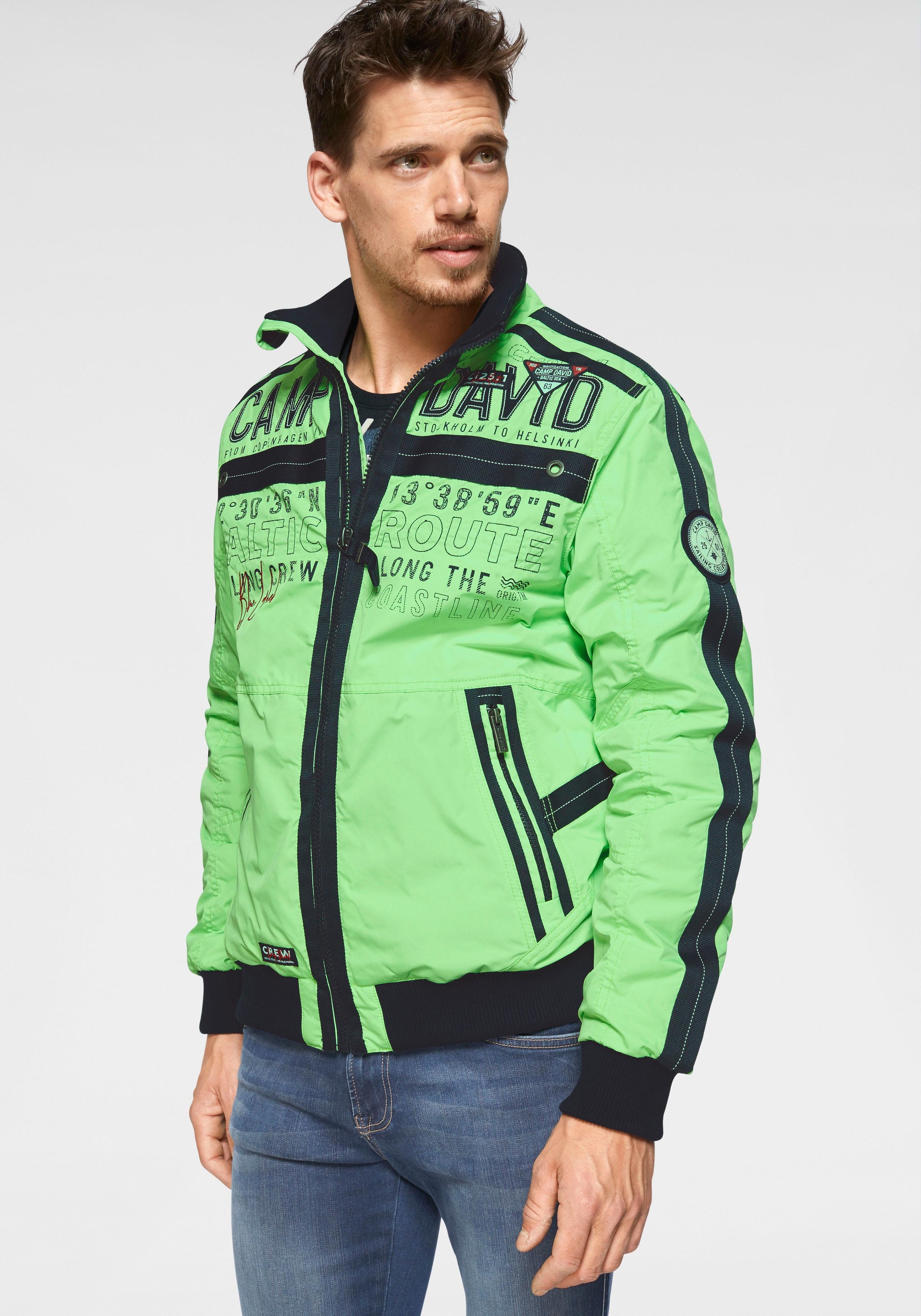 Image of CAMP DAVID Blouson, mit auffälligen Frontapplikationen bei Ackermann Versand Schweiz