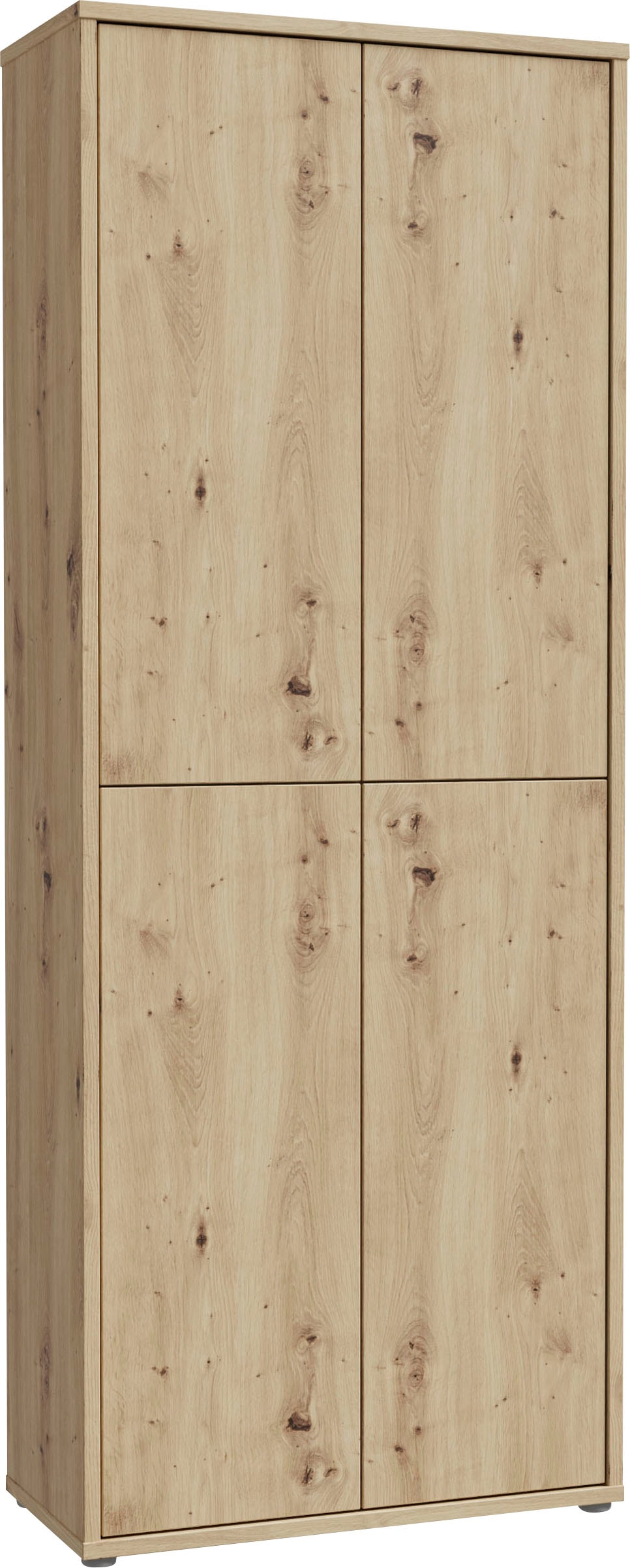 FORTE Armoire à chaussures »Alice Springs, Schuhschrank, Höhe 191,9 cm, 4 Türen, viel Platz« L/H/P 74,5/191,9/34,9 cm,  armoire de rangement, armoire polyvalente, largeur 74,5 cm, avec 8 étagères