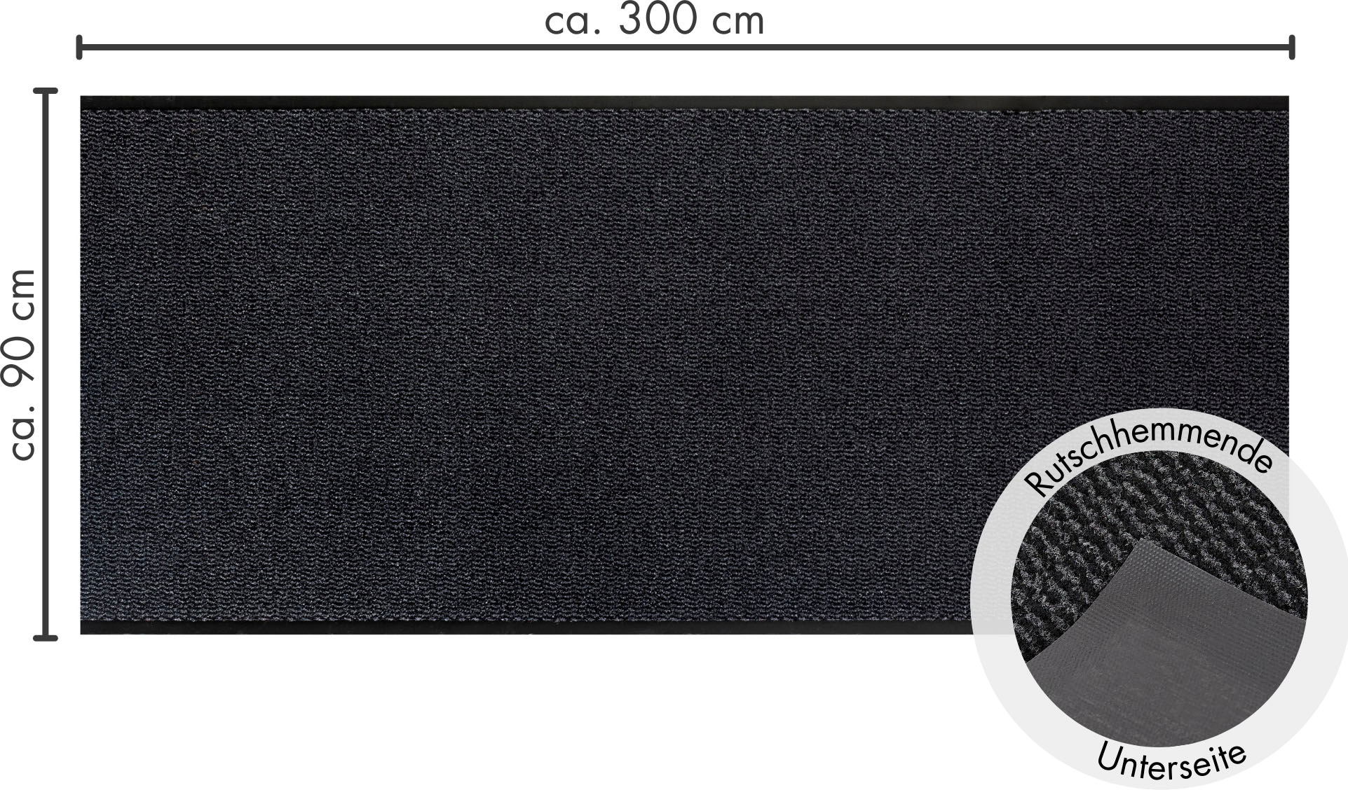 Andiamo Fussmatte »Easy, Made in Netherlands«, rechteckig, 5 mm Höhe, Schmutzfangmatte, rutschhemmend, Innen- und überdachten Aussenbereich