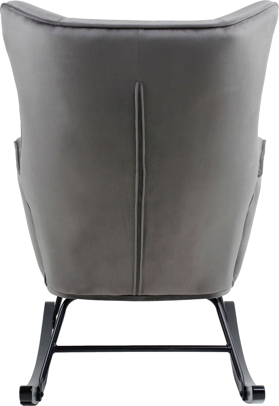 Kayoom Schaukelstuhl »Bryana 125, Relaxstuhl zum Schaukeln, Metallgestell mit Kufen aus Holz« () 1 Stk. Relaxstuhl zum Schaukeln, Metallgestell mit Kufen aus Holz, gemütlich