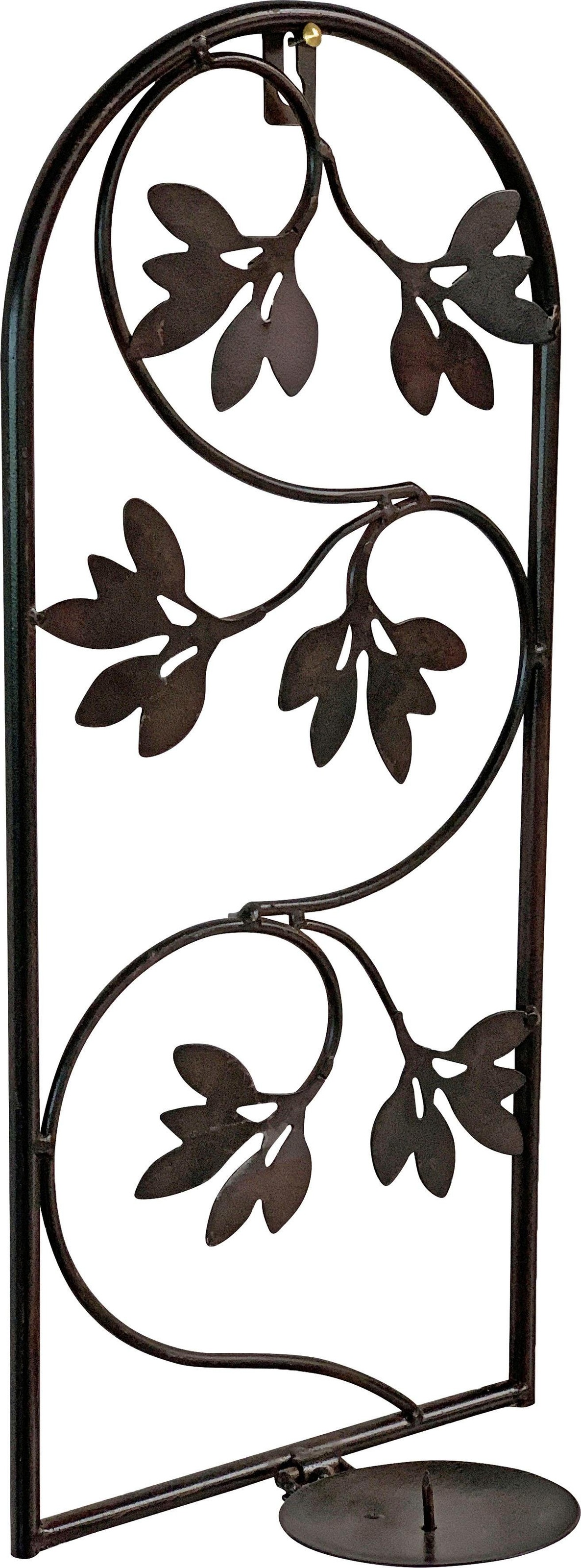 Image of Heim INTERIOR & SEASONAL DESIGN Wandkerzenhalter, Kerzen-Wandleuchter, Kerzenhalter, Kerzenleuchter hängend, Wanddeko, aus Metall bei Ackermann Versand Schweiz