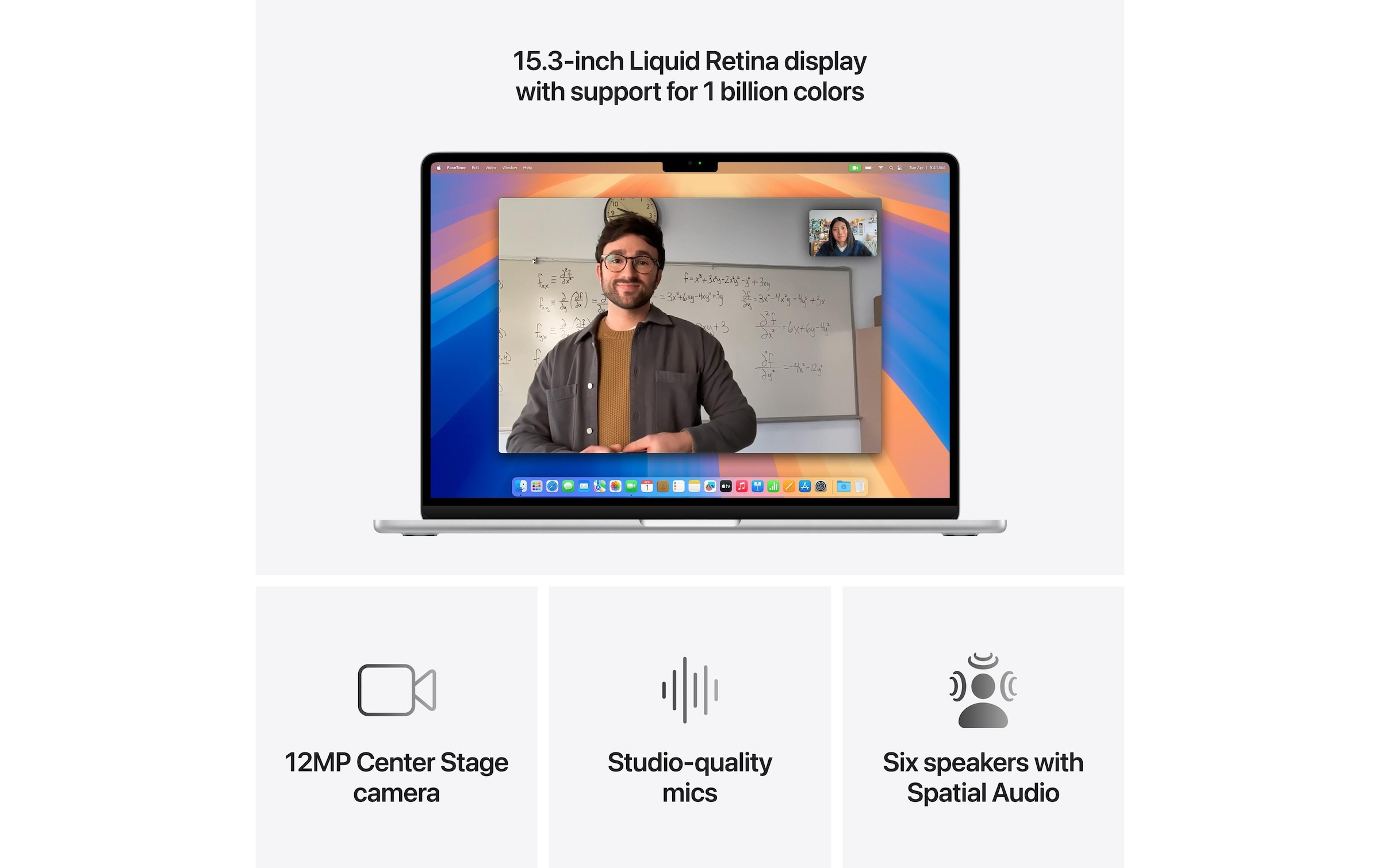 Apple Notebook »Air 15 2025 M4 10C GPU / 16 GB / 512 GB Silberfarben«