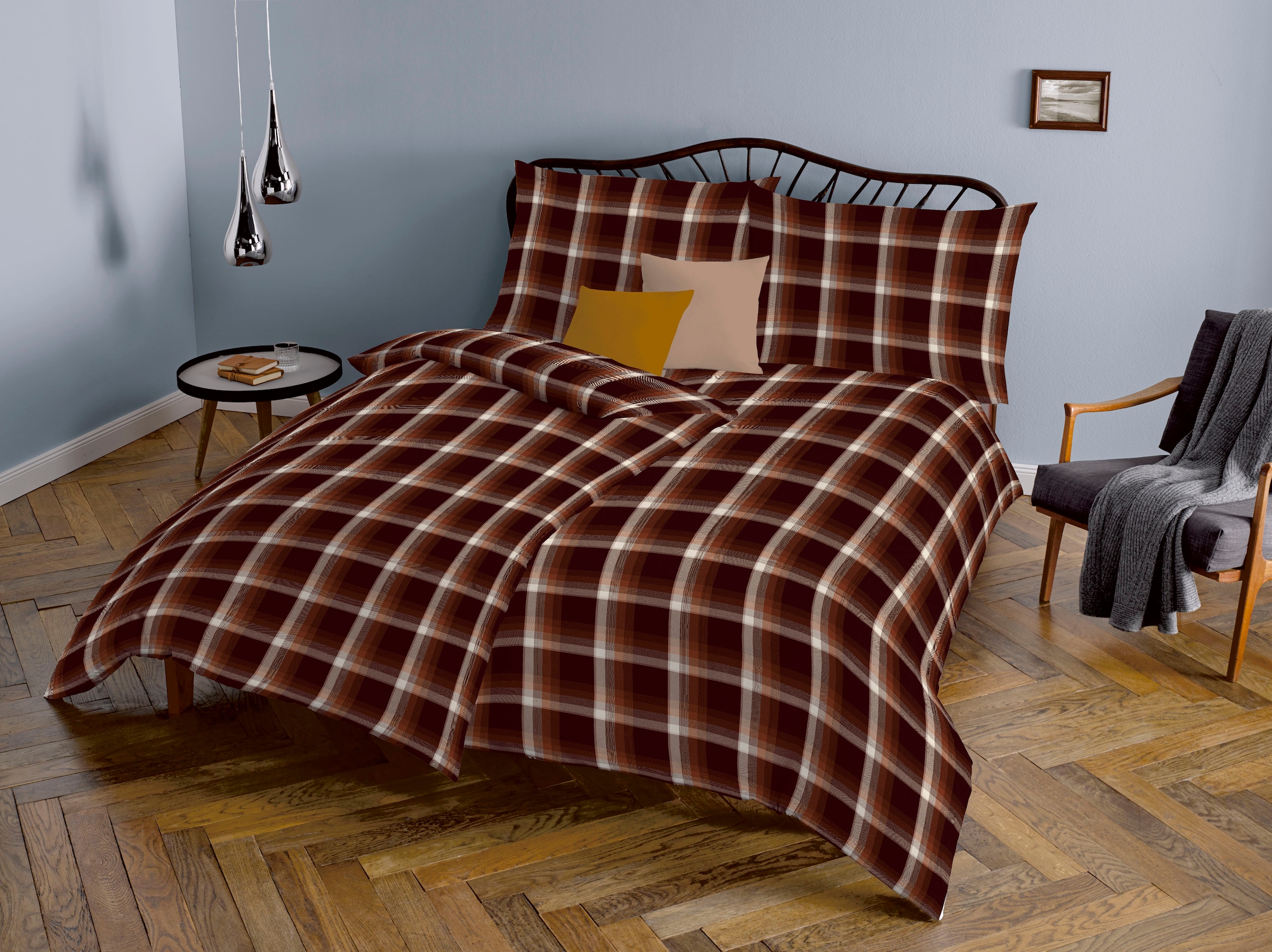fleuresse Bettwäsche »Lech 4308«, Edelflanell, Baumwolle, in Gr. 135x200, 155x220, 200x200cm