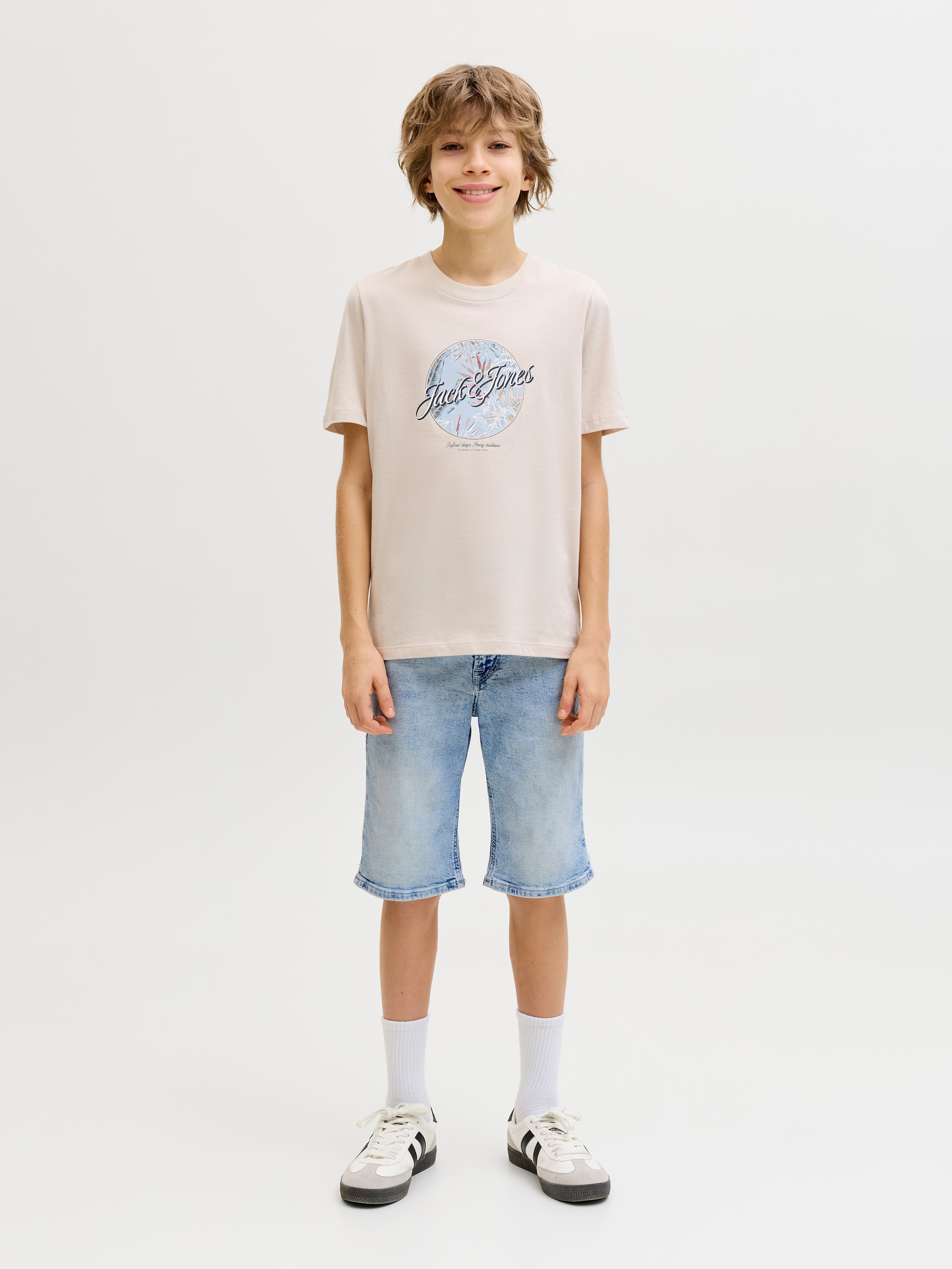 Jack & Jones Junior Short »JJIRICK bequem mit mittlerer Taille für Jungen«  unifarben, modisch, regular fit, Web,