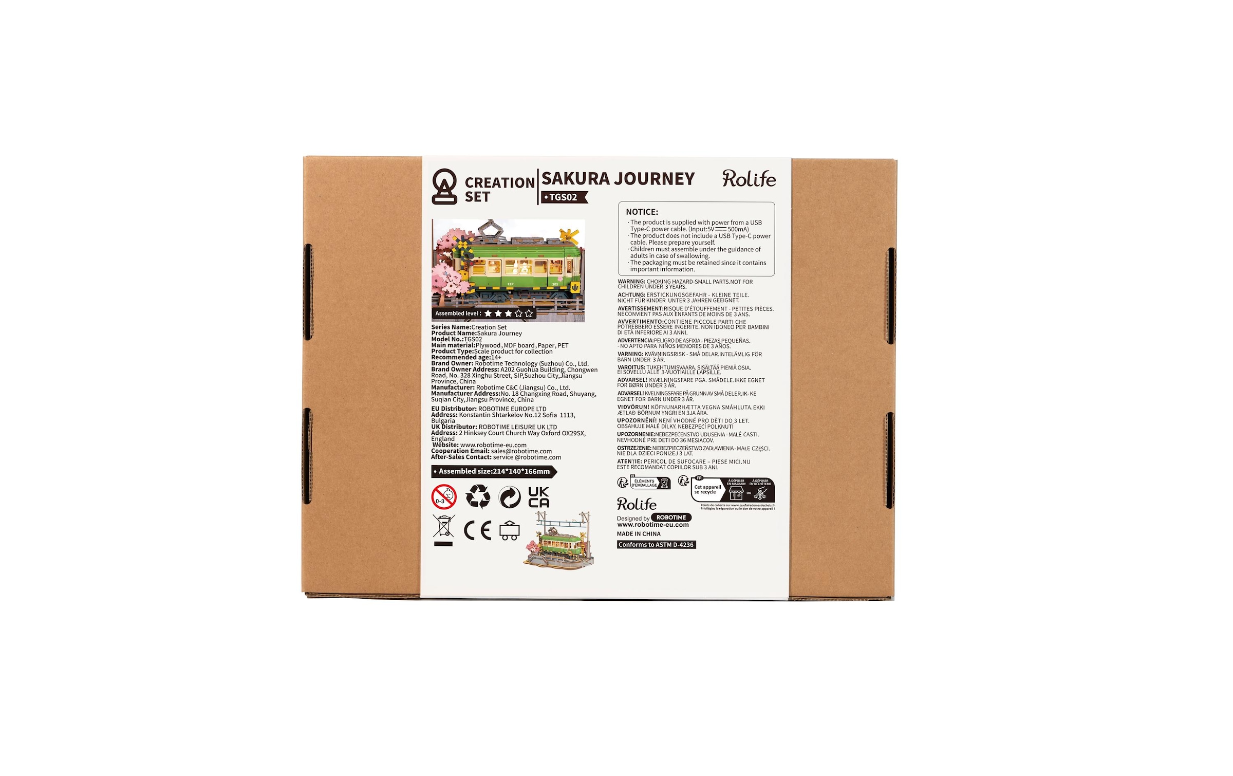   Modellbausatz »RoboTime Sakura Journey 223-teilig«