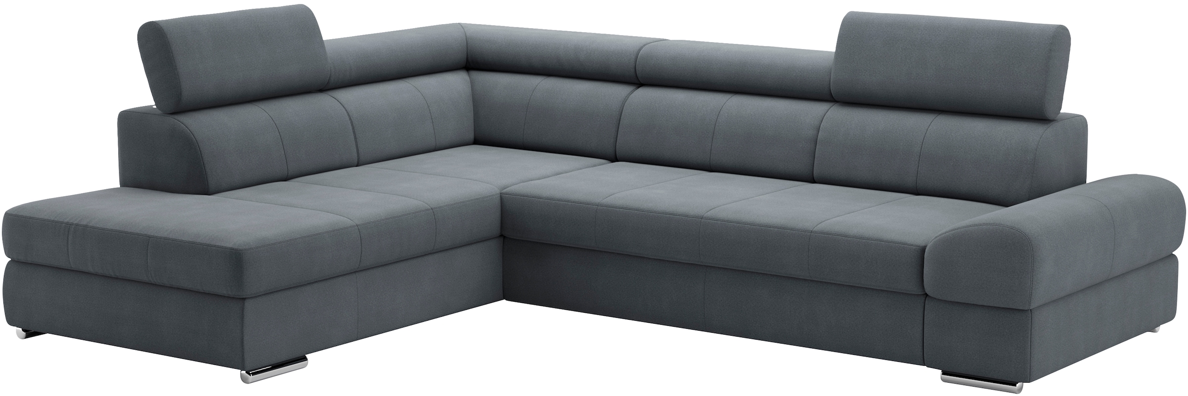 sit&more Ecksofa »Broadway L-Form« mit verstellbaren Kopfteilen, wahlweise mit Bettfunktion