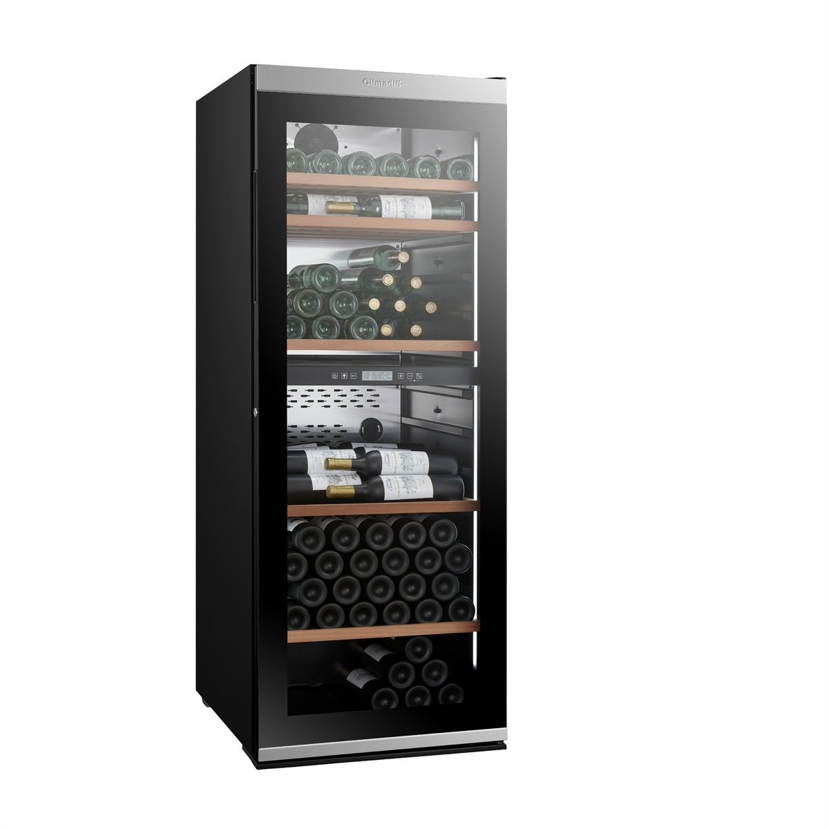 CLIMADIFF Weinschrank »Climadiff Weinkühlschrank MILLESIME190DB, Freistehend, 2 Zonen, 193 Flaschen«