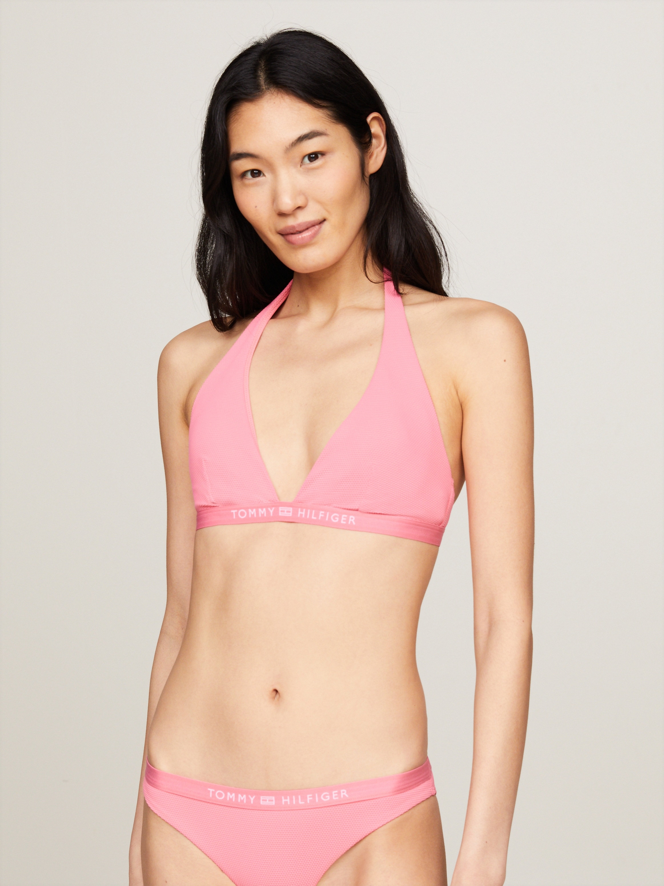 Tommy Hilfiger Swimwear Triangel-Bikini-Top »TRIANGLE FIXED RP«, mit Logoschriftzug