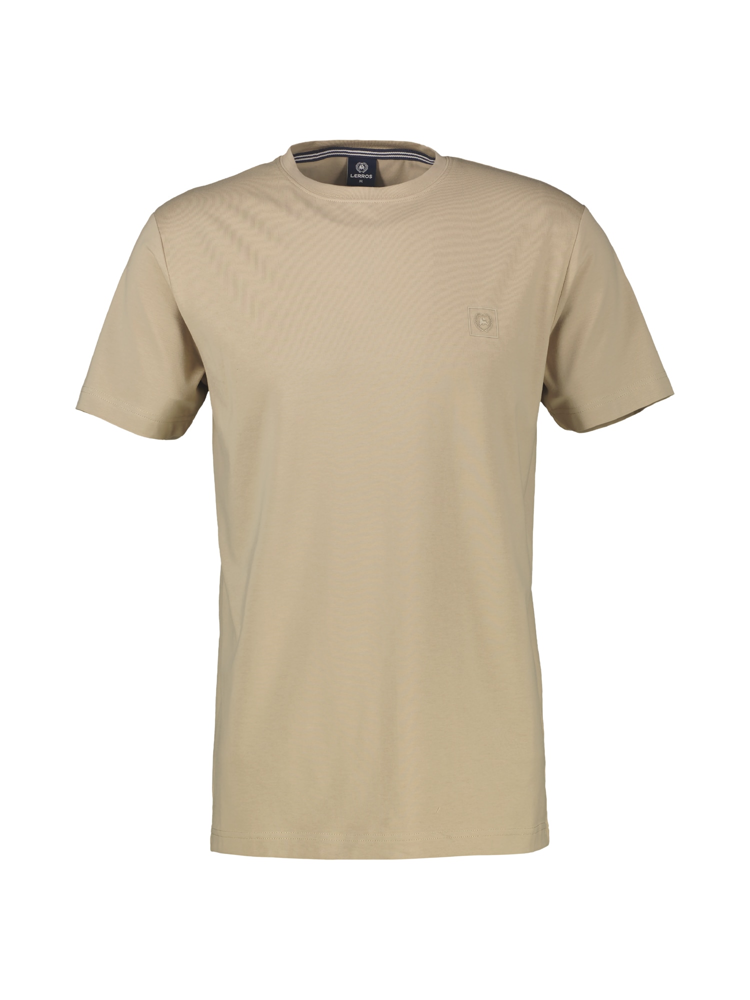 Image of LERROS T-Shirt "Basic T-Shirt mit LERROS Logo-Print" Two-Tone-Optik / Einfarbig / Elastisch / Atmungsaktiv / Bequem