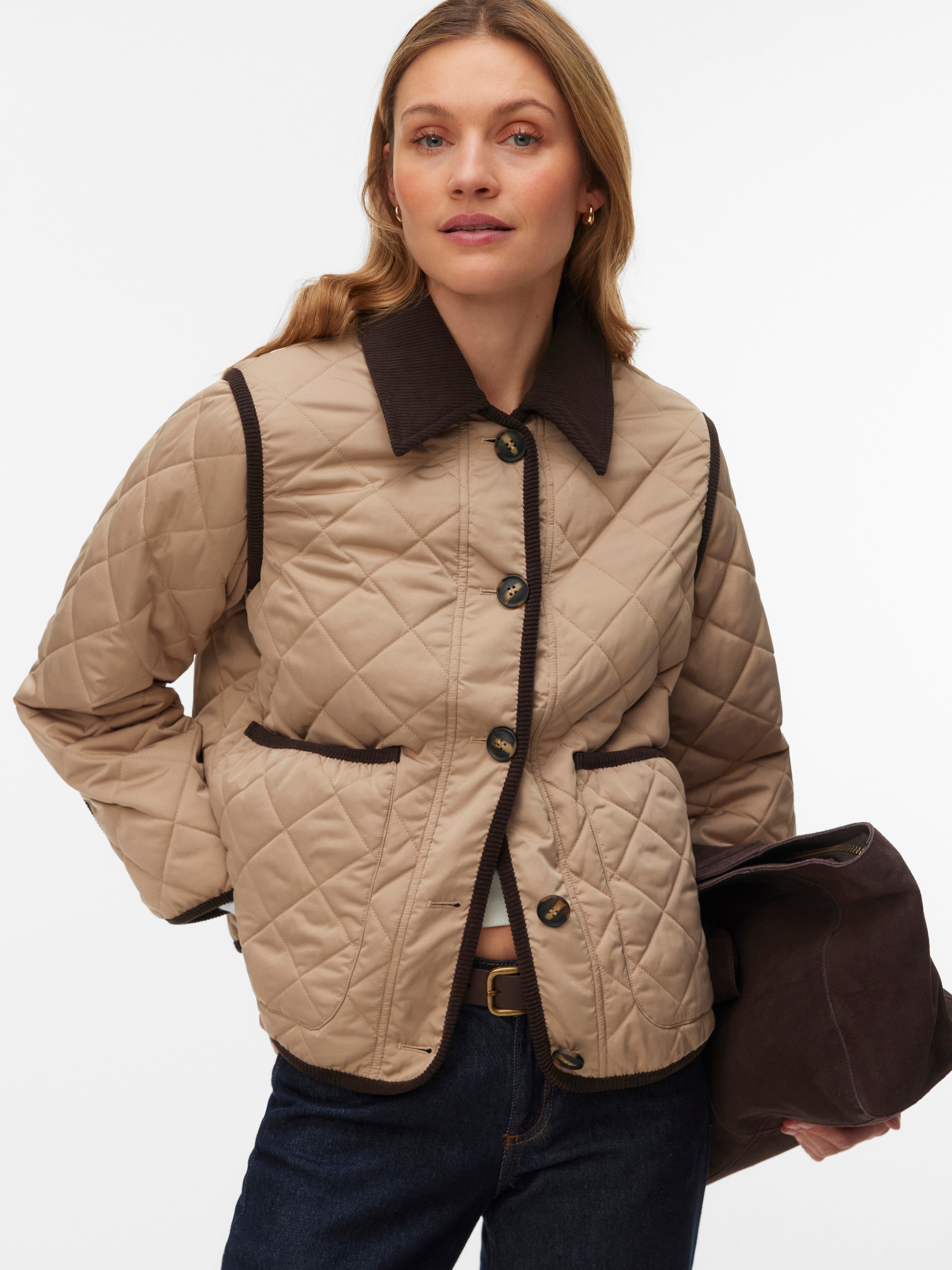 Image of Vero Moda Steppjacke "VMEMILY SHORT JACKET BOO" Polyester
