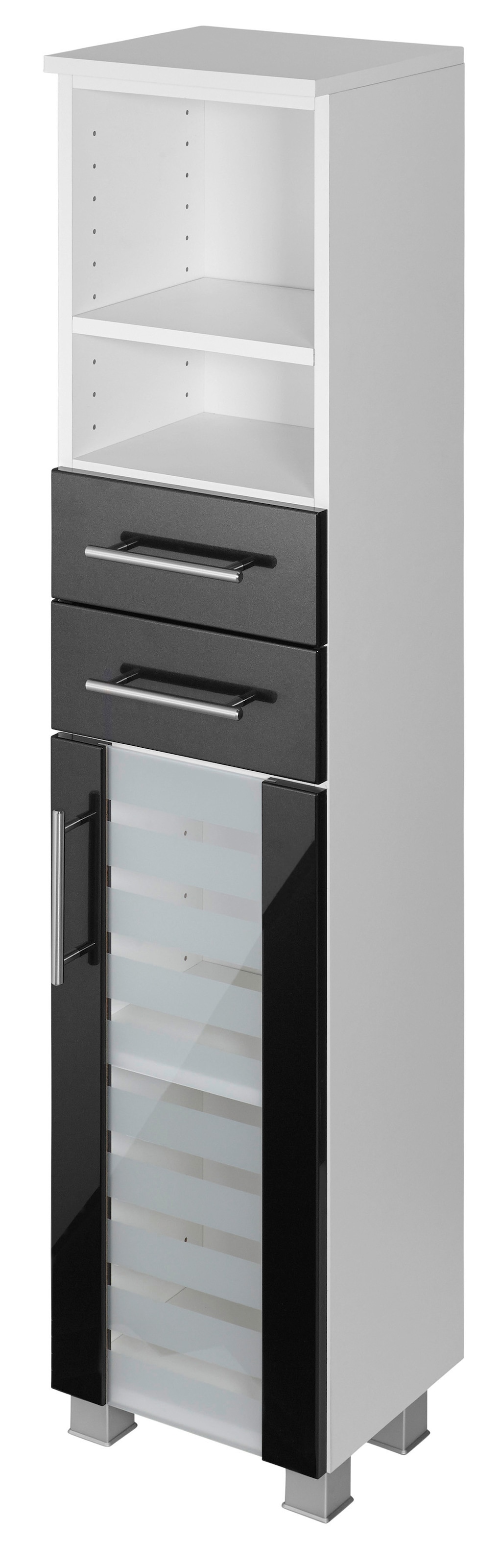 Image of welltime Midischrank "Jaca" Breite 30 cm, mit MDF Hochglanz-Fronten