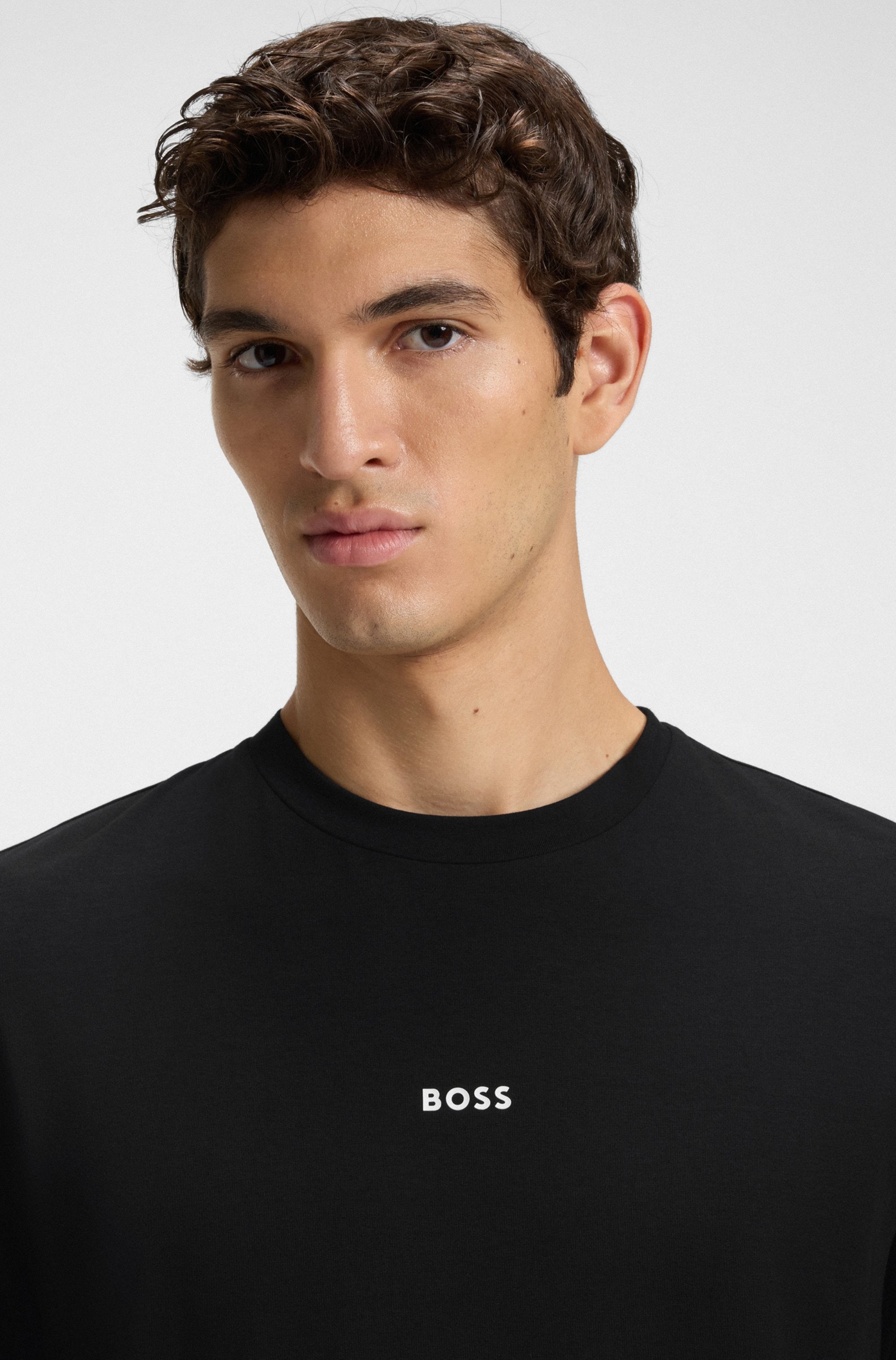 BOSS ORANGE Langarmshirt »TChark« mit Logo-Schriftzug