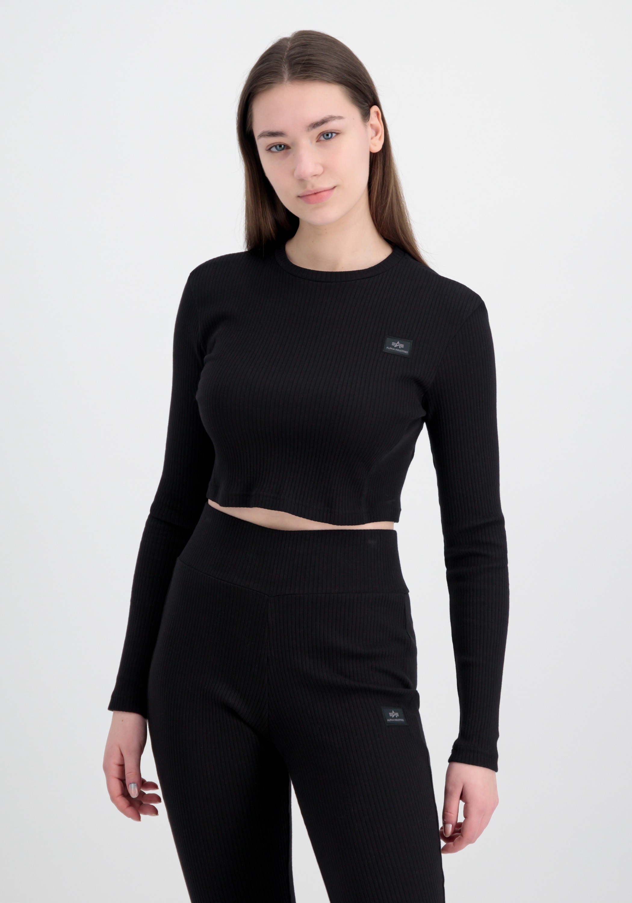 Image of Alpha Industries Longsleeve "X-Fit Rib LS C Women"