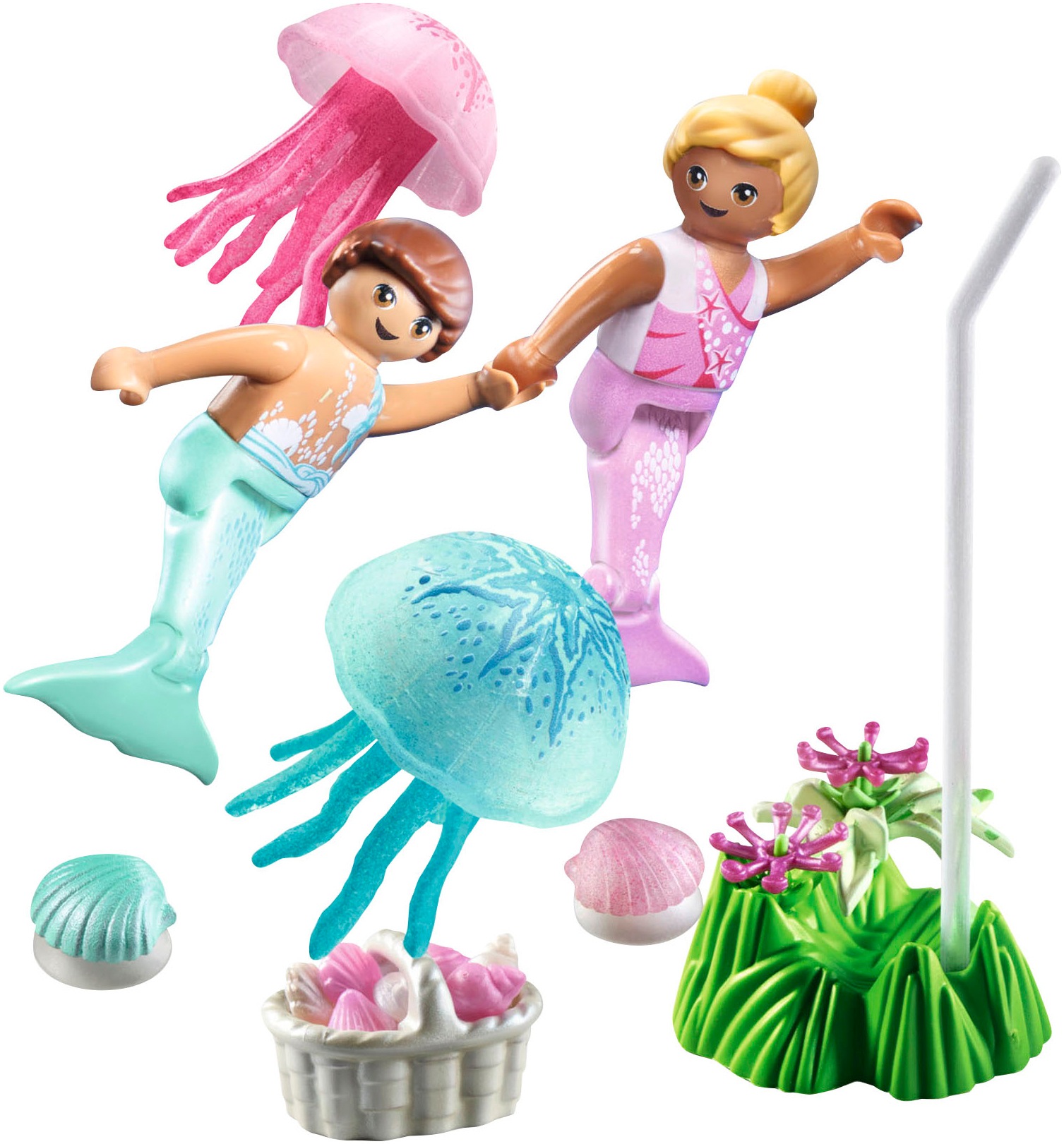 Playmobil® Konstruktions-Spielset »Meerkinder mit Quallen (71504), Princess Magic«, (30 St.), Made in Europe