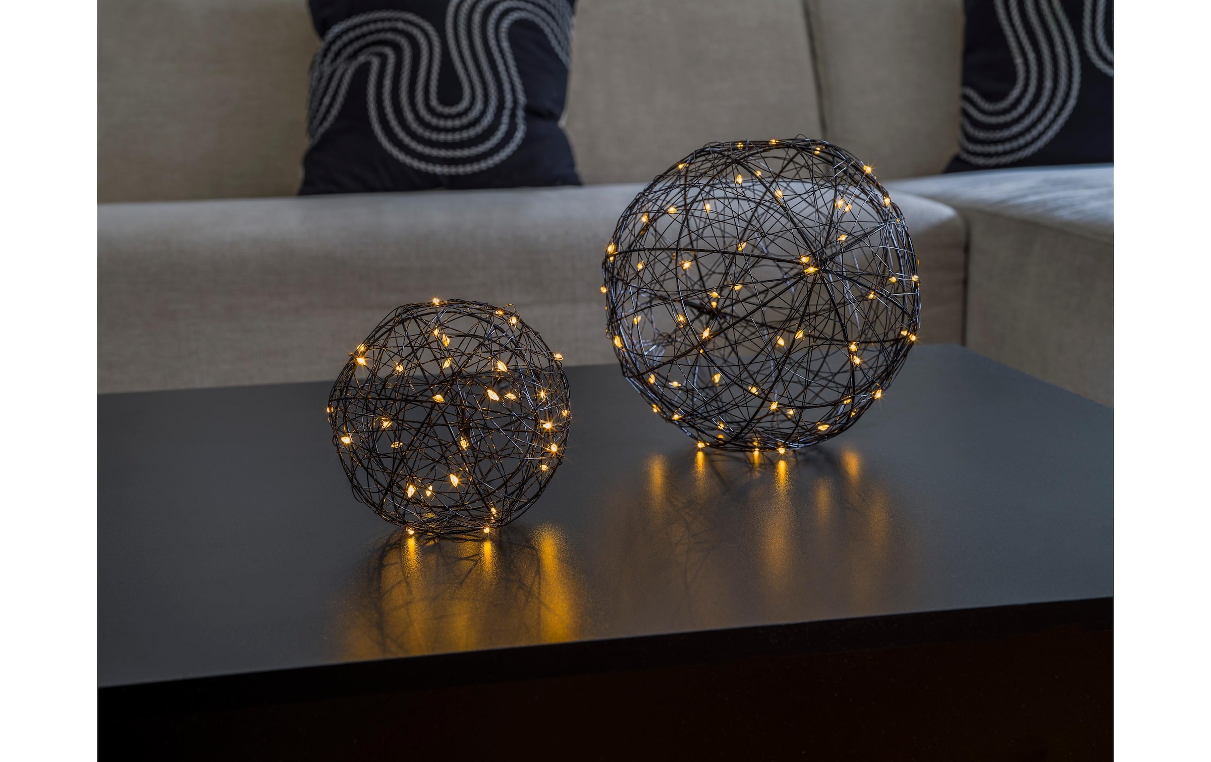 STT LED Dekolicht »Tischdeko 3D Ball Nero«