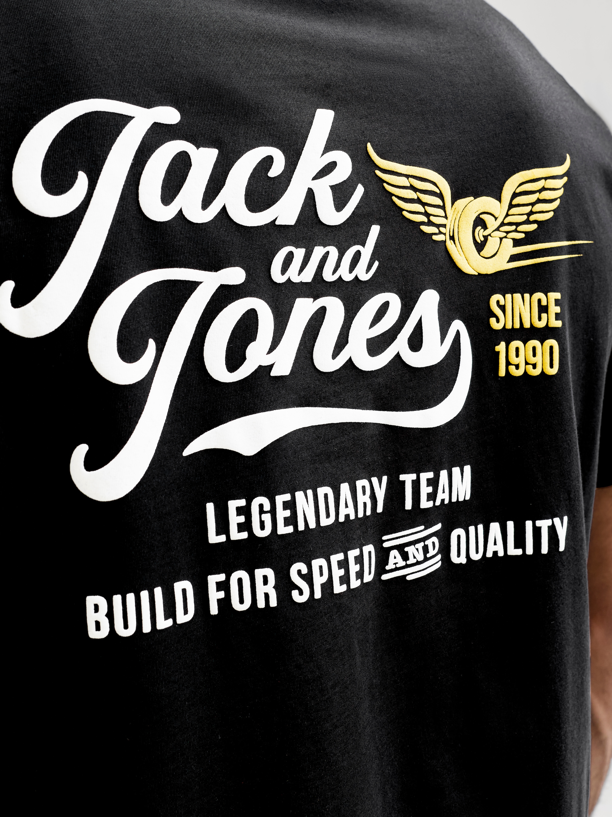 Jack & Jones T-shirt »JJLEGEND TEE SS CREW NECK« Baumwolle, locker geschnitten