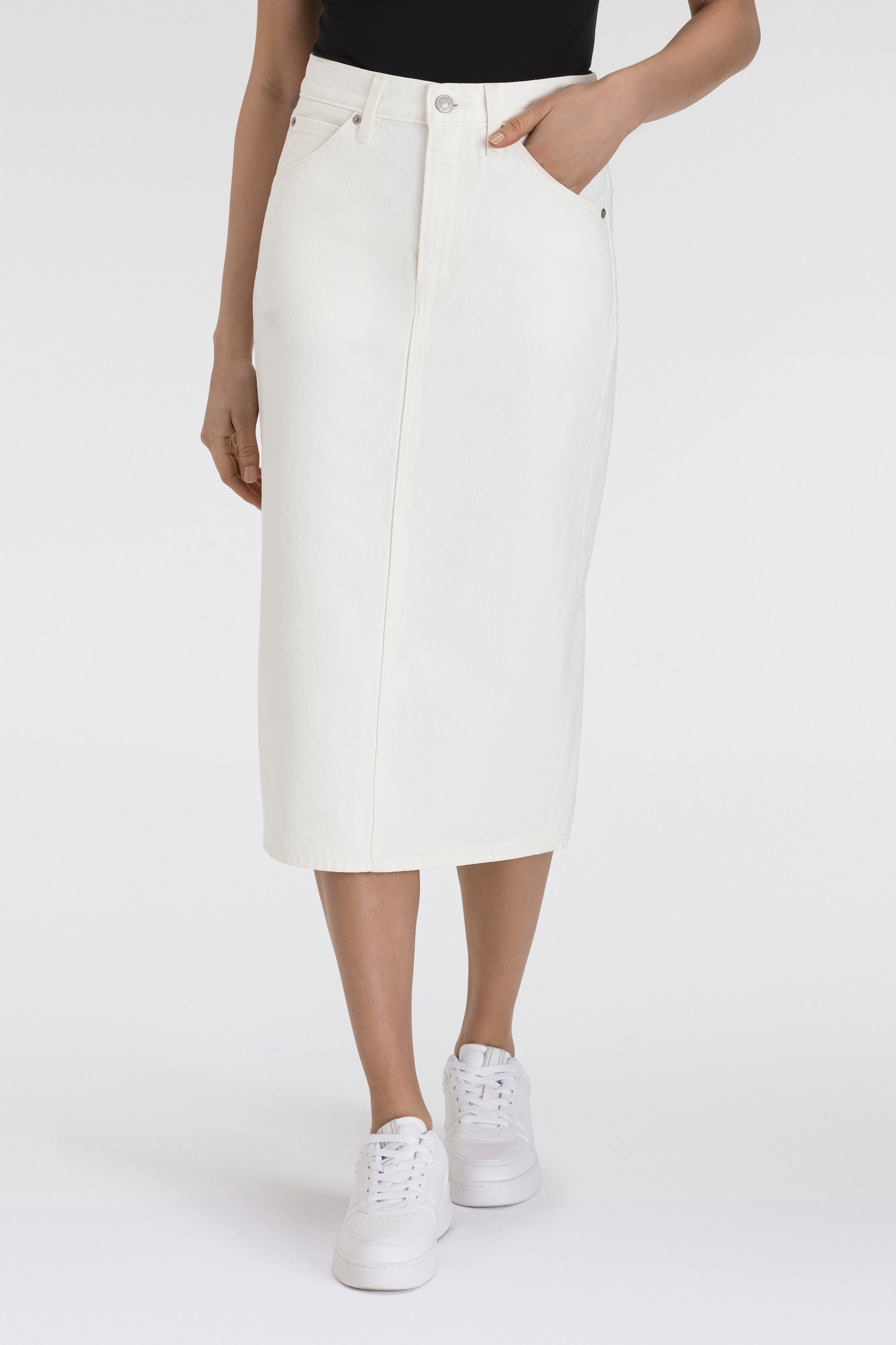 Levi's® Jeansrock »HR BACK SLIT SKIRT«, mit Schlitz hinten