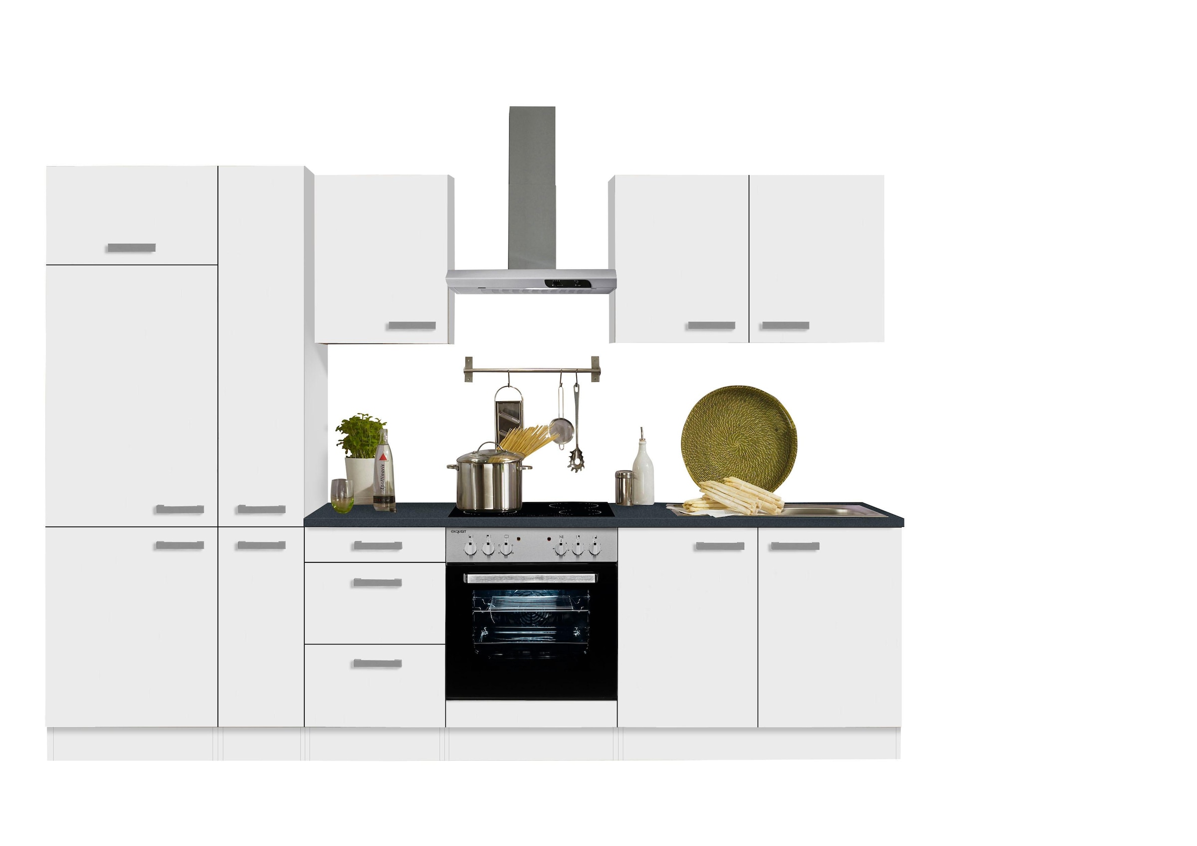 ♕ OPTIFIT Küchenzeile »Odense«, Breite 300 cm, mit 28 mm starker  Arbeitsplatte, mit Besteckeinsatz versandkostenfrei auf