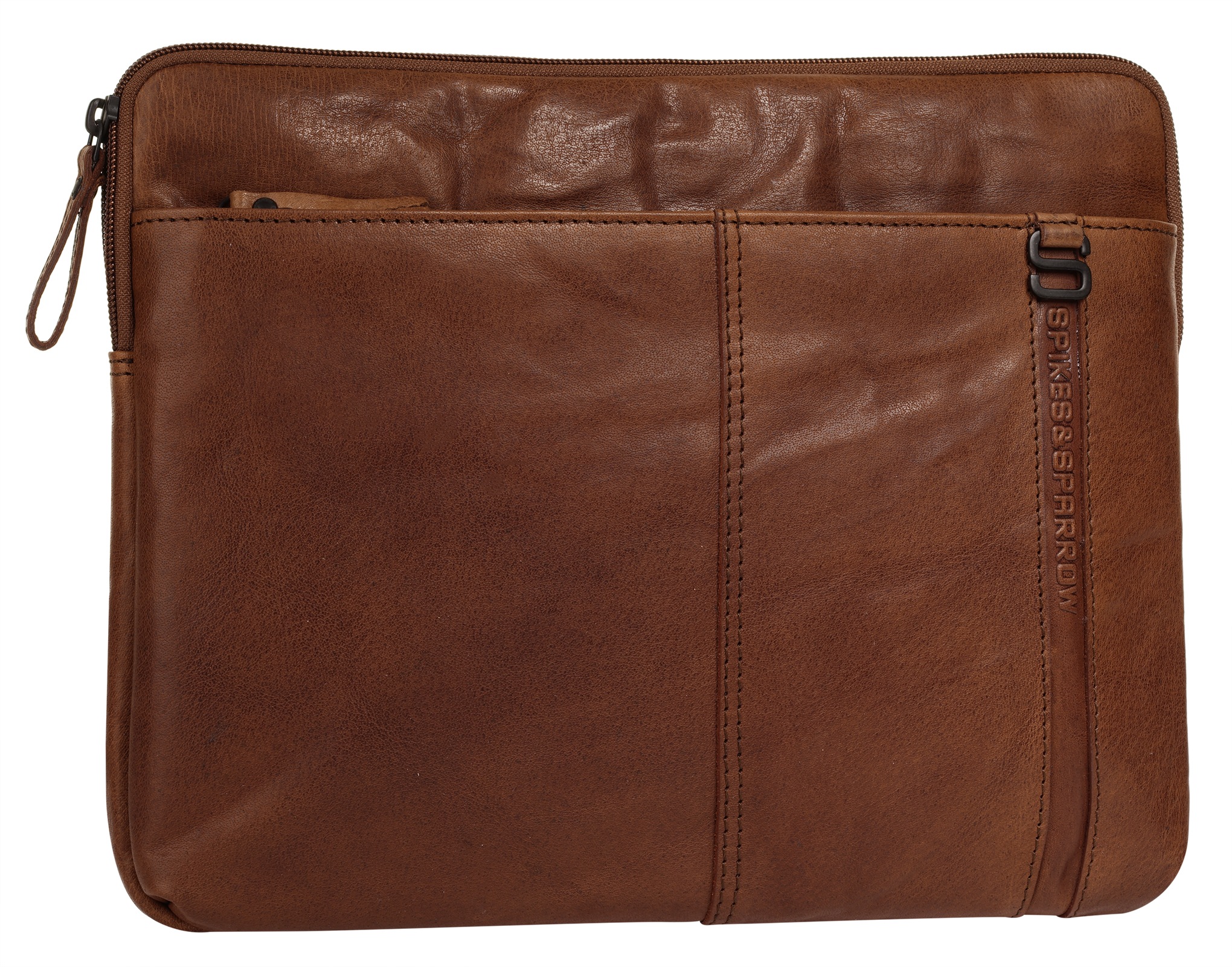 Spikes & Sparrow Dokumententasche "SPIKES & SPARROW Herren, Damen LAPTOP SLEEVE echt Leder" echt Leder