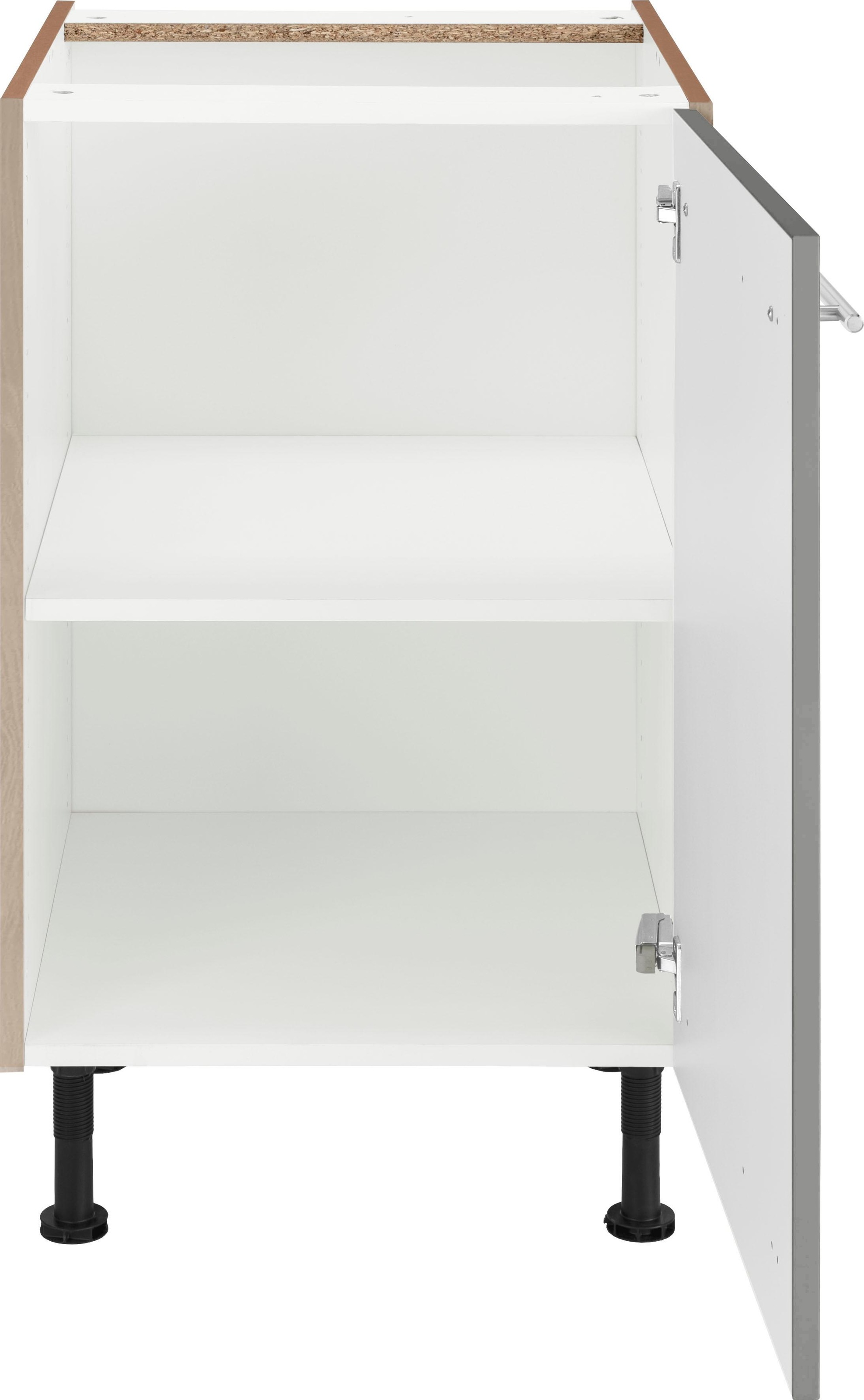 OPTIFIT Unterschrank »Bern« 50 cm breit, mit 1 Tür mit höhenverstellbaren Füssen, mit Metallgriff