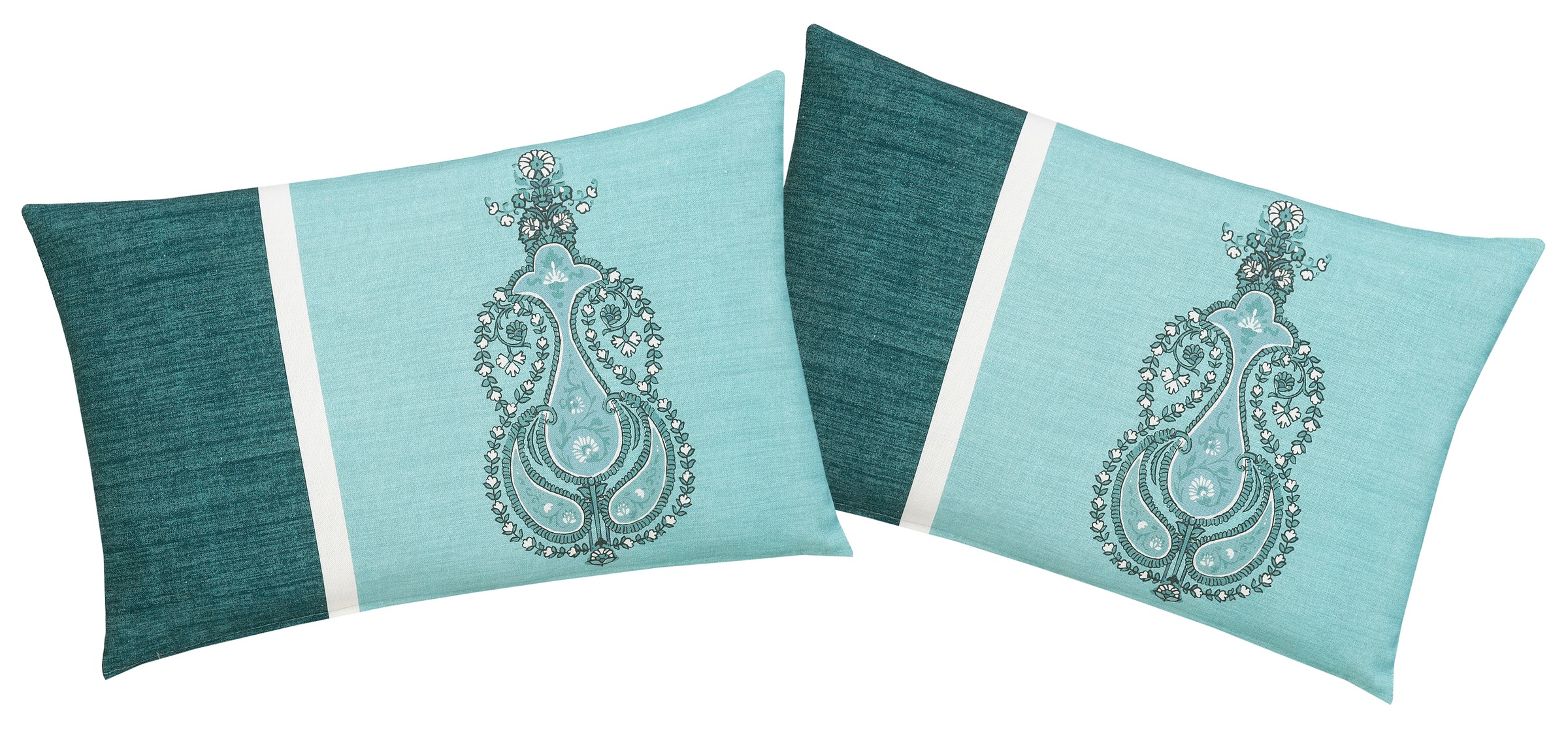 Image of Home affaire Kissenbezüge »Pira«, (2 St.), Idyllisch, gemütlich, mit orientalischem Ornament, mit Reissverschluss, Baumwolle, 50x30 cm bei Ackermann Versand Schweiz