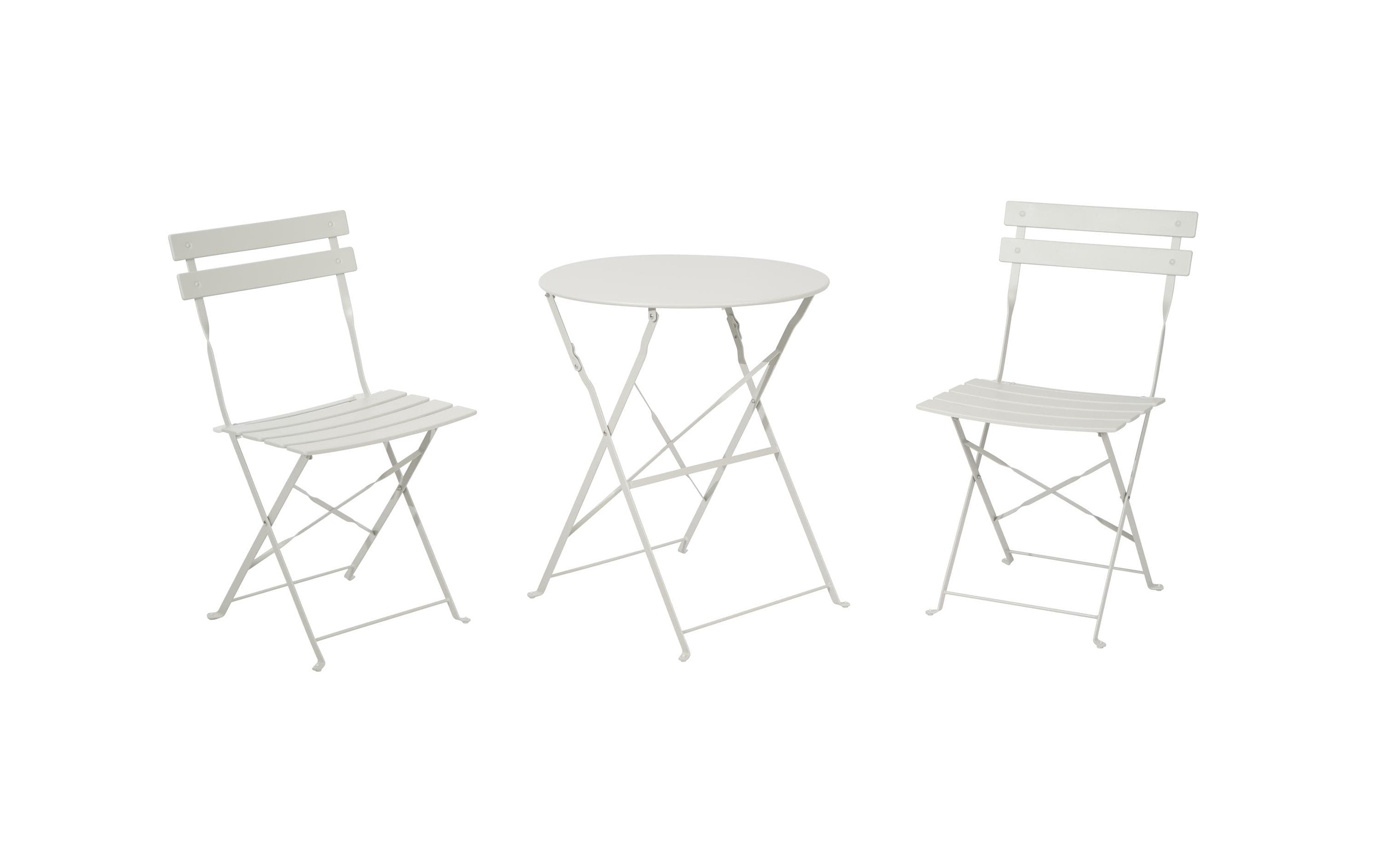 Image of Schou Balkonset "Sam 60 x 71cm" 3 tlg. Kompaktes Bistro-Set, ideal für Balkon