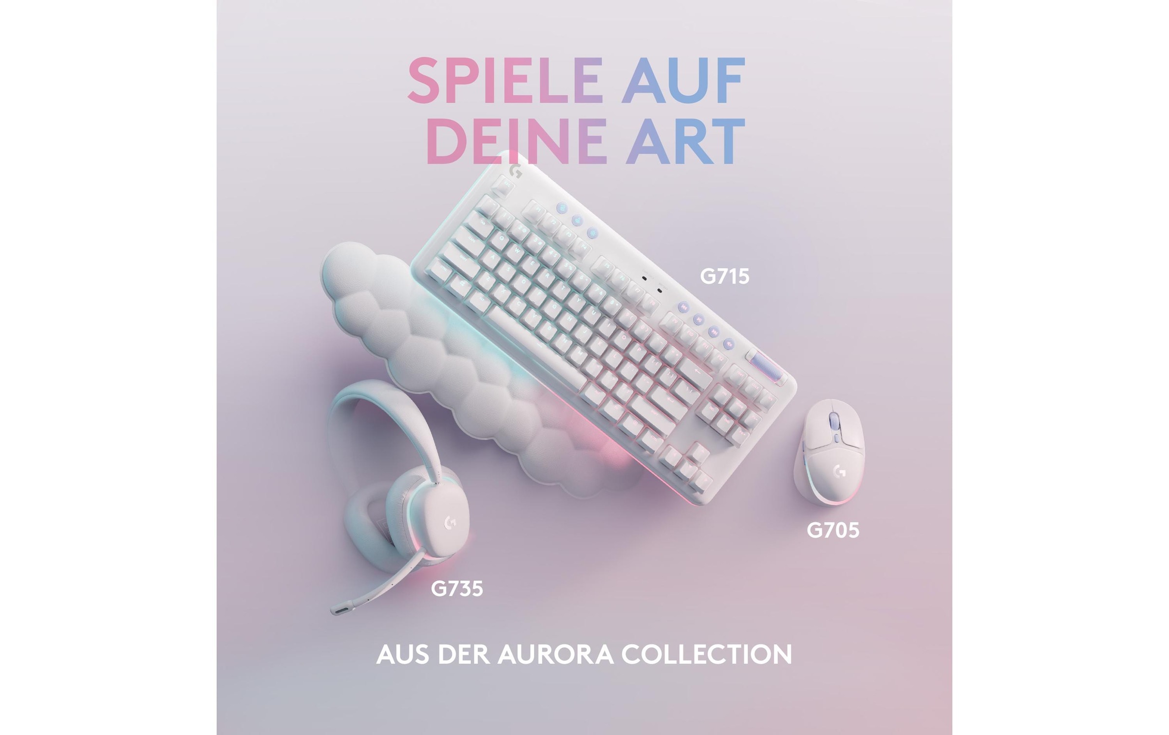 Logitech Gaming-Tastatur »Logitech G715 Gaming Keyboard off white«