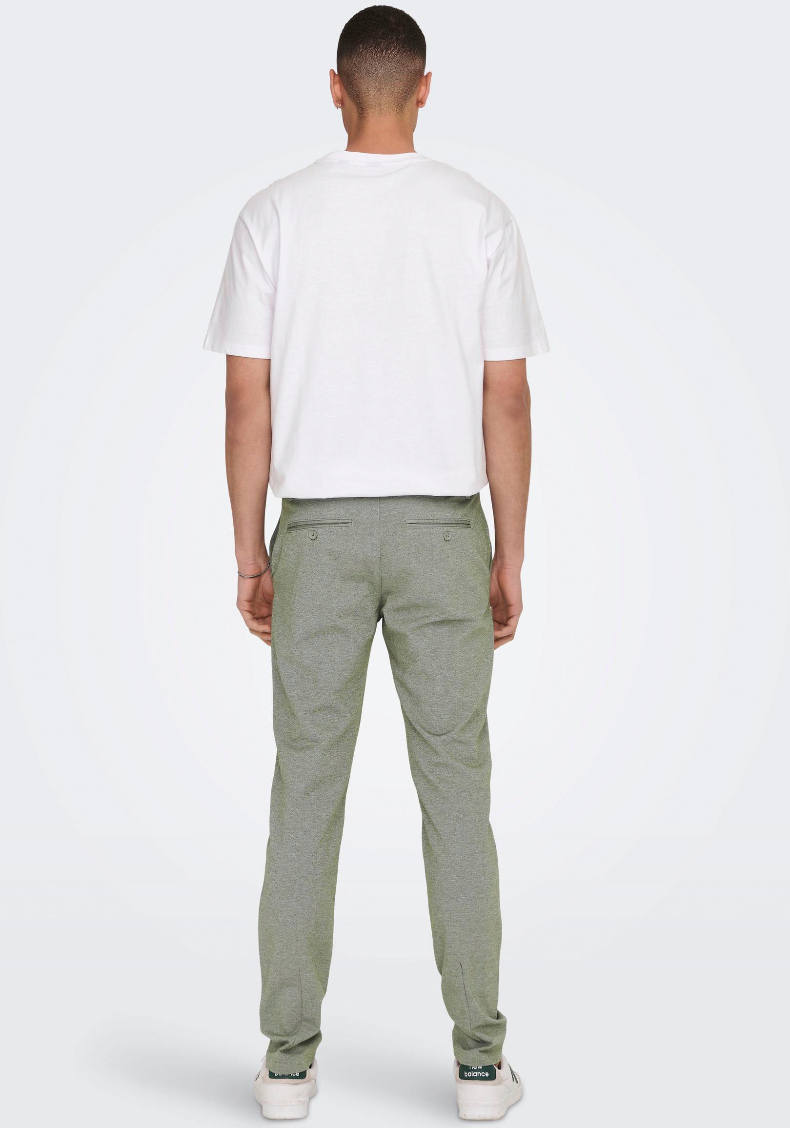 ONLY & SONS Chinohose, mit geschlossenen Gesässtaschen