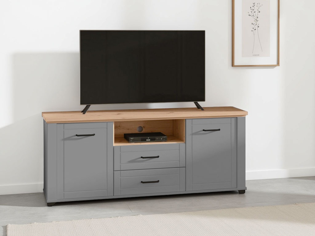Image of Home affaire Lowboard "Valencia TV-Lowboard, B/T/H: 161/41/66,5 cm" Mit 2 Türen, 1 Schubkasten und 1 offenem Fach