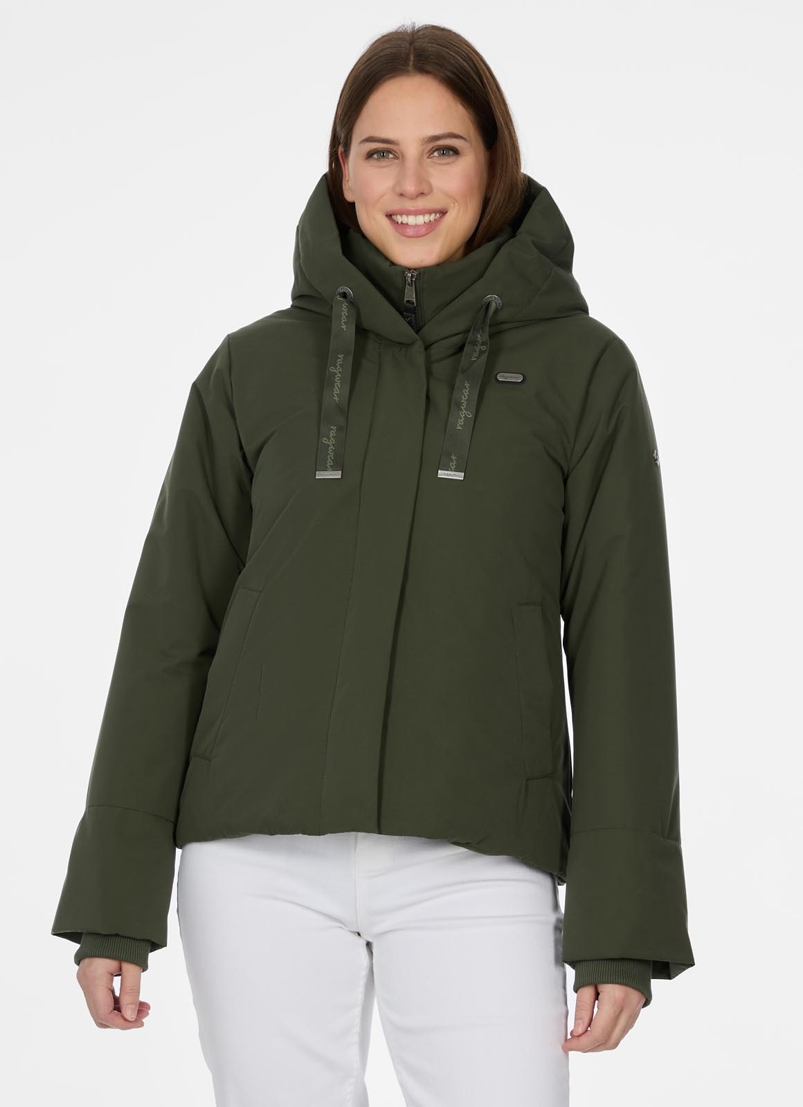 Ragwear Funktionsjacke »NATTANA« mit Kapuze wasserabweisend, mit Kapuze und Stehkragen im 2in1 Look