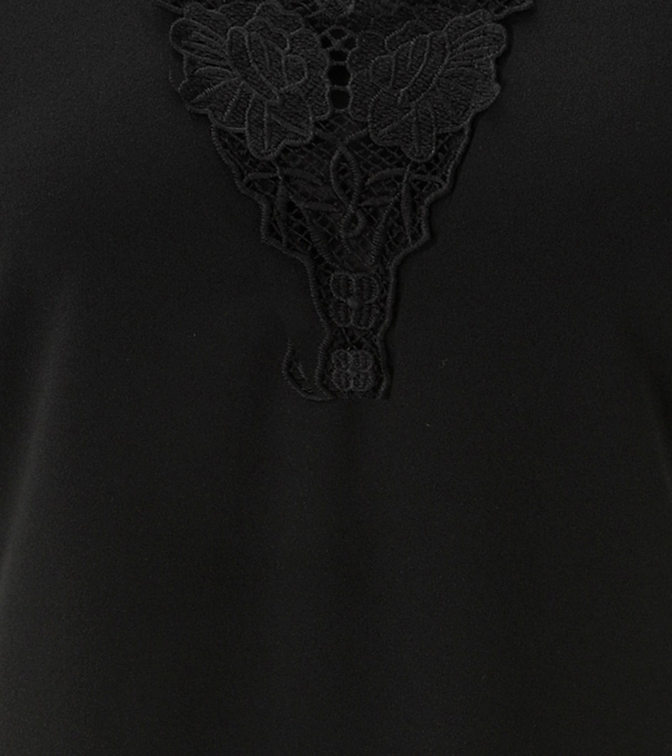 Aniston CASUAL Minikleid mit raffinierten Spitzeneinsätzen - NEUE KOLLEKTION