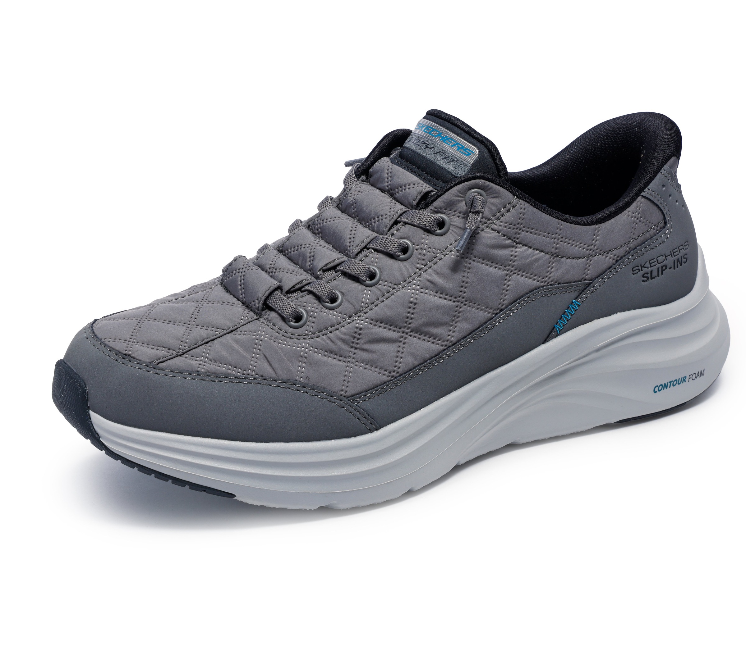 Image of Skechers Slip-On Sneaker "CONTOUR FOAM" Slipper, Schnürschuh in veganer Verarbeitung, Cozy Fit™-Komfort