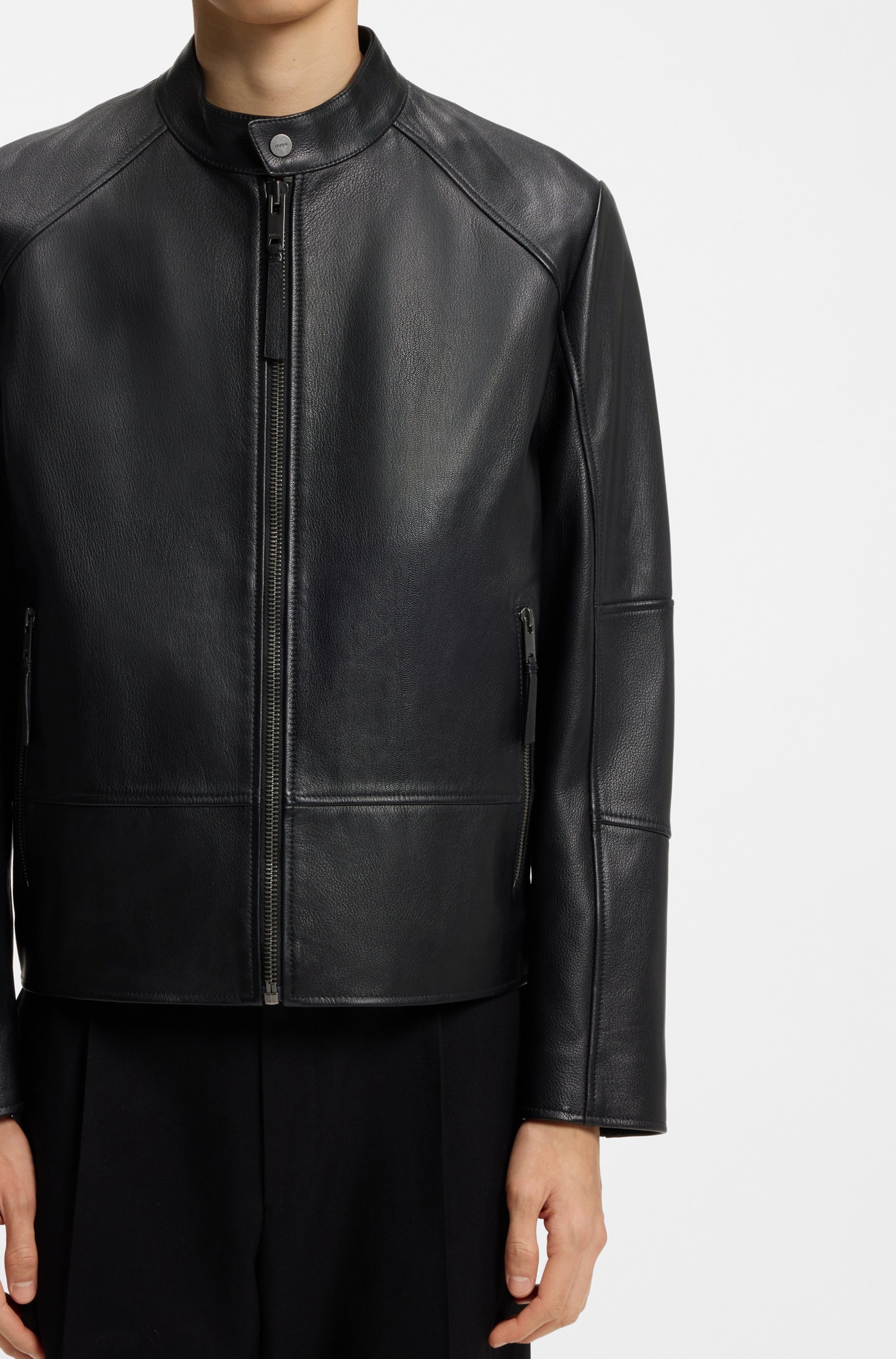 HUGO Veste en cuir »Likos«