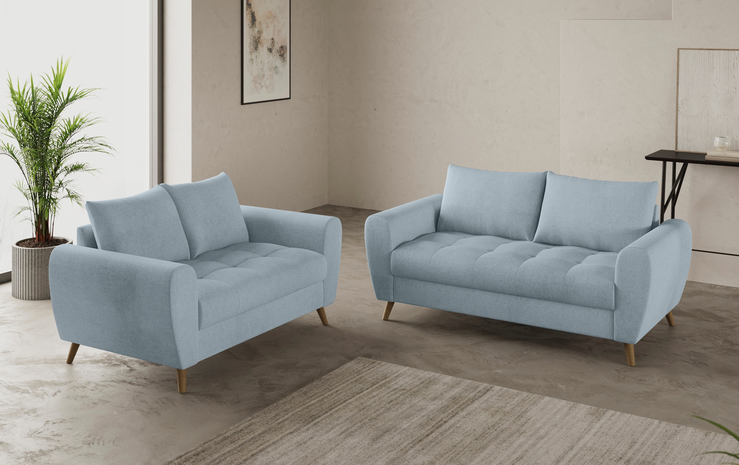 Mr. Couch 2,5-Sitzer »Blackburn II«, Mit Kaltschaumpolsterung bis 140 kg belastbar
