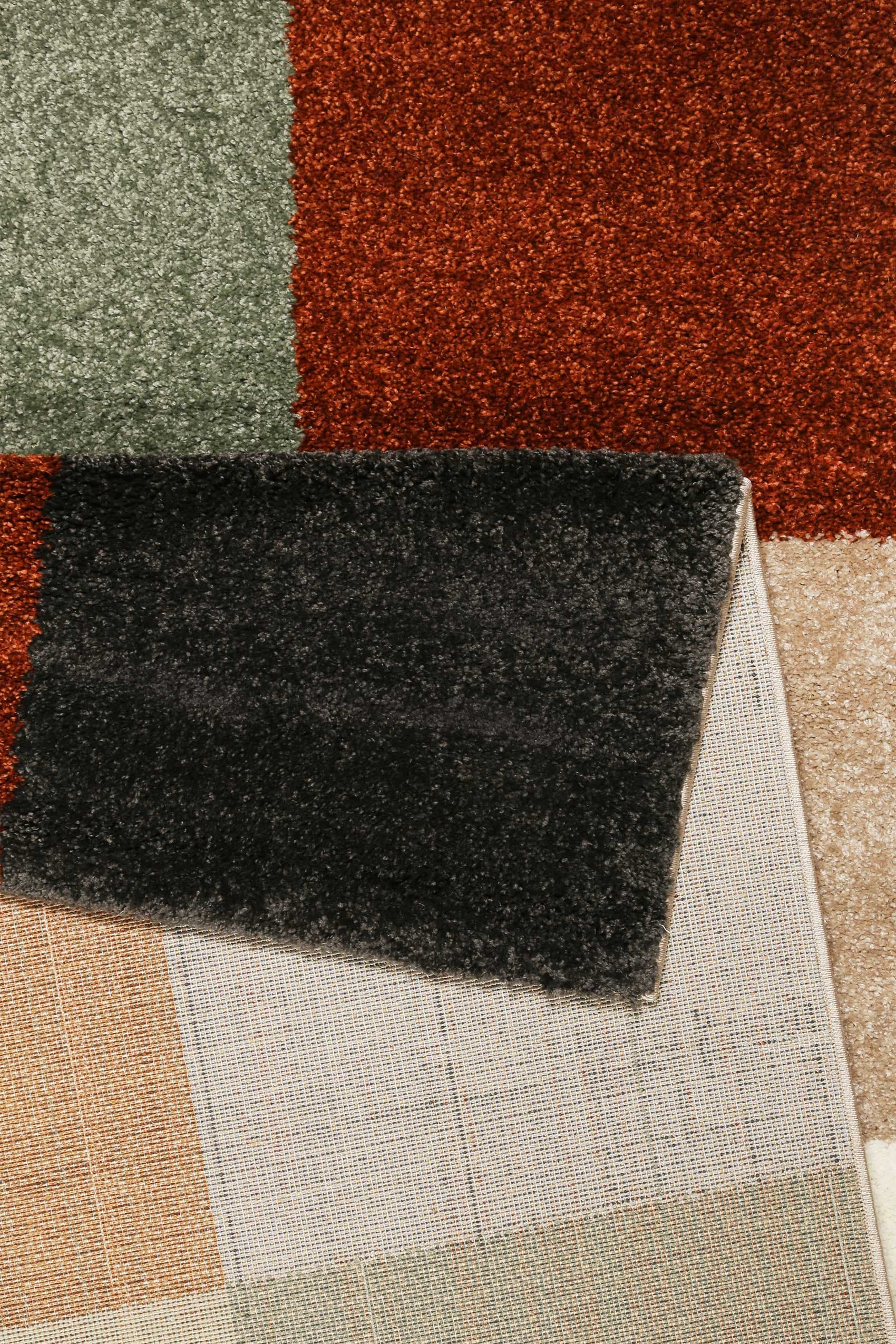 Esprit Teppich »California« rechteckig 13 mm Höhe Kurzflorteppich, Modern, kariert, gewebt, farbig, stilvoll, farbenfroh