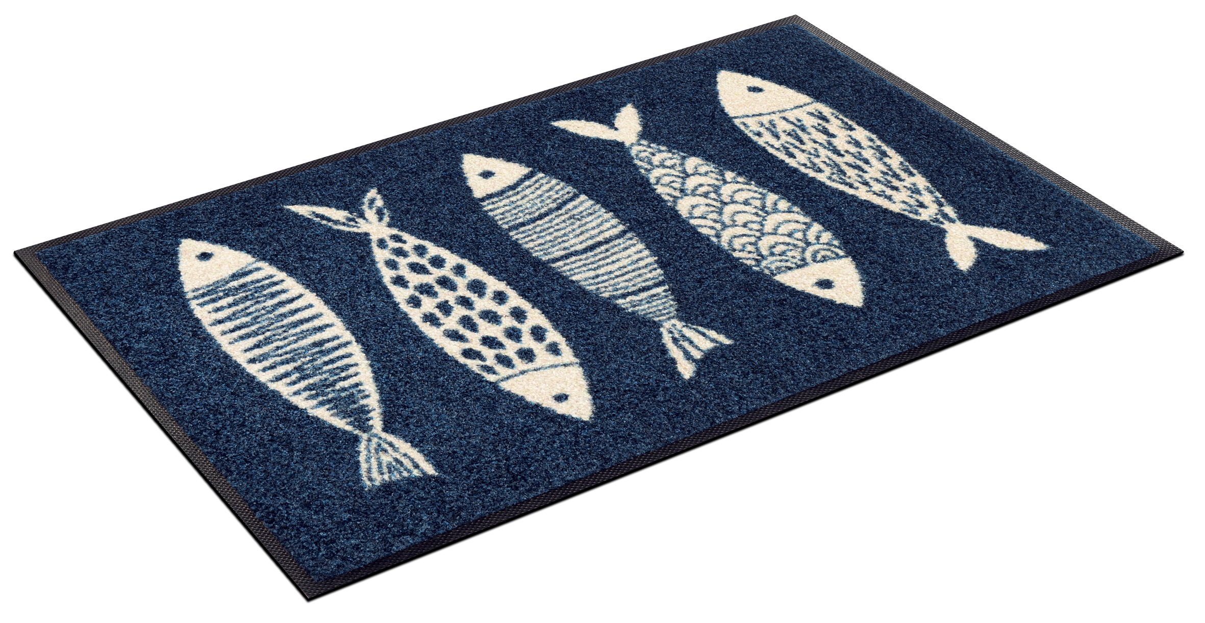 wash+dry by Kleen-Tex Tapis de sol »und Läufer Fish Tango« Rectangulaire 7 mm Höhe