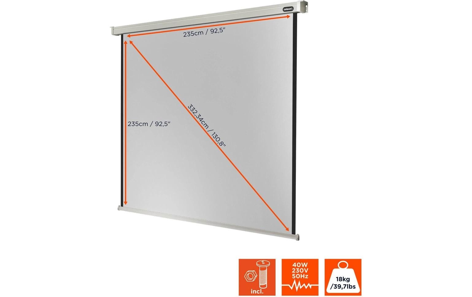 Celexon Motorleinwand »Motor Professional 240x240cm«