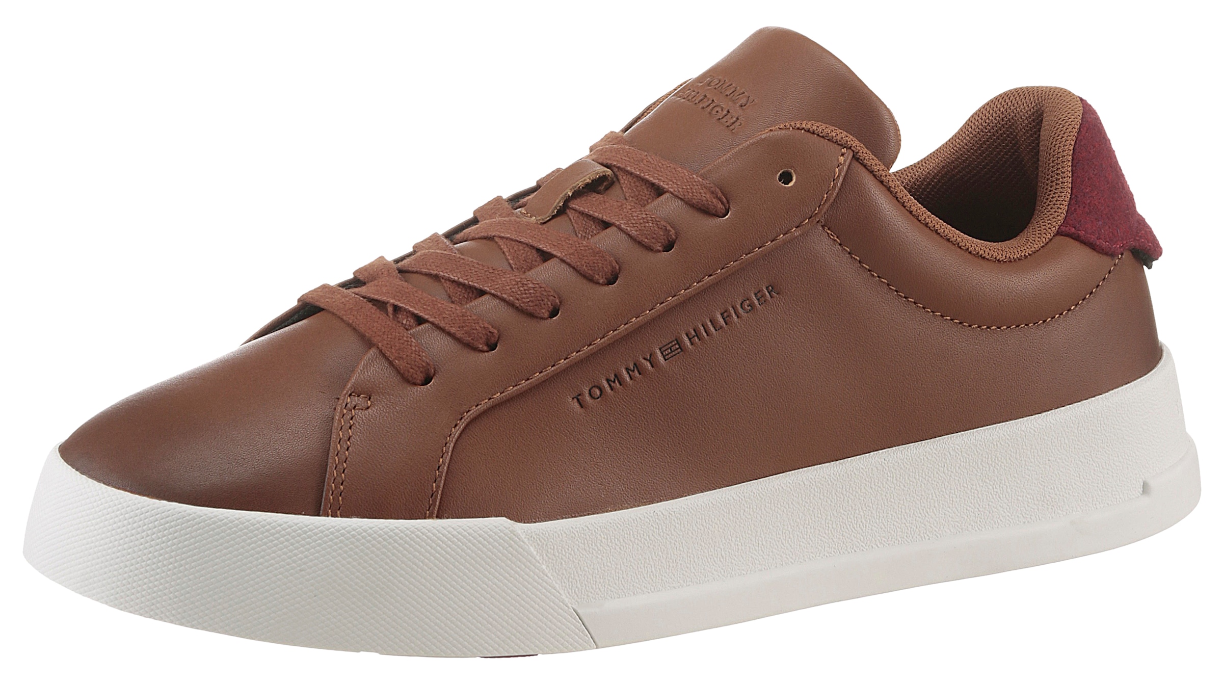 TOMMY HILFIGER Plateausneaker »TH COURT SEASONAL WINTER 4A«, Freitzeitschuh, Schnürschuh, Halbschuh...