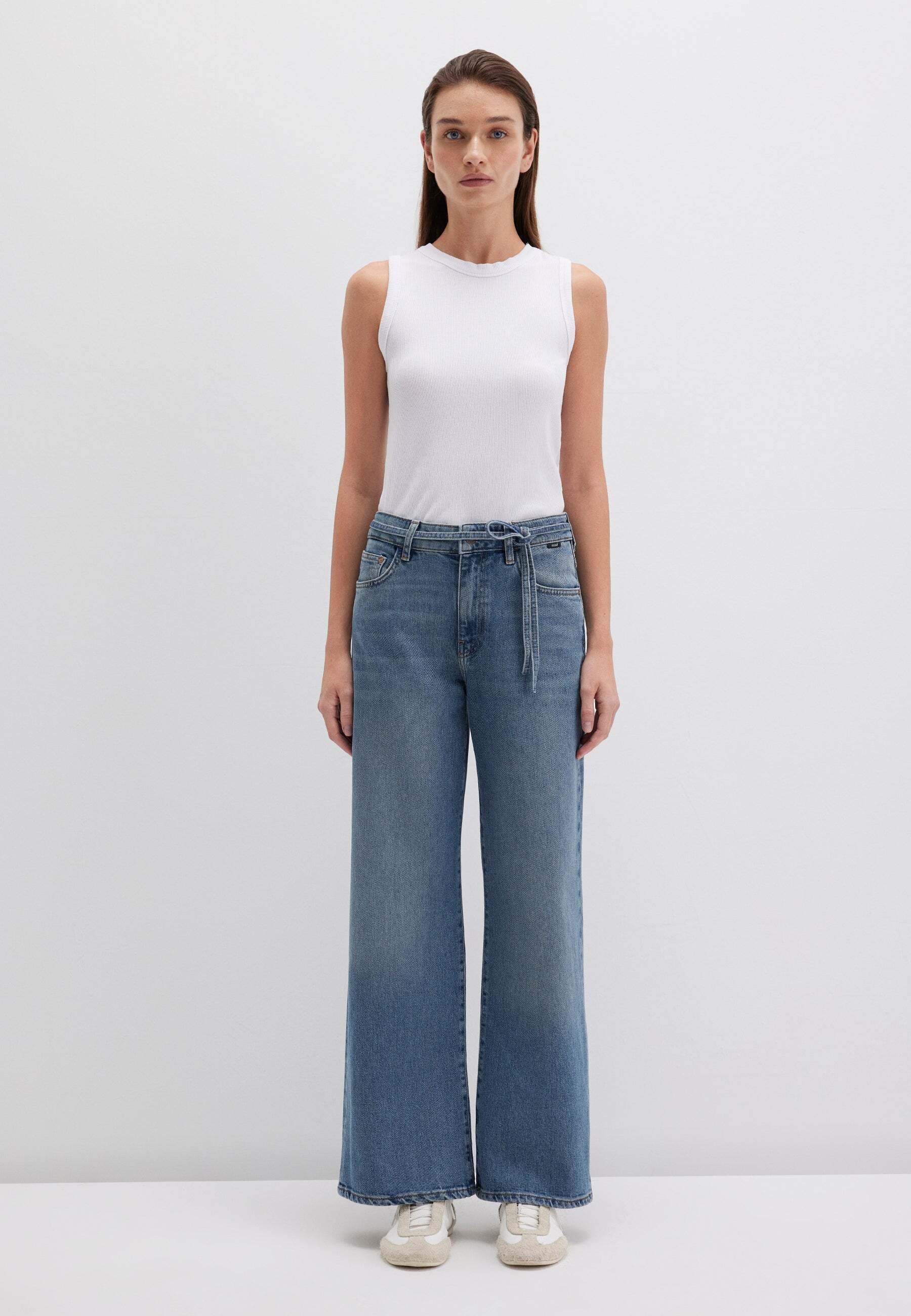 Mavi Weite Jeans »Mavi Jeans Malibu With Belt«
